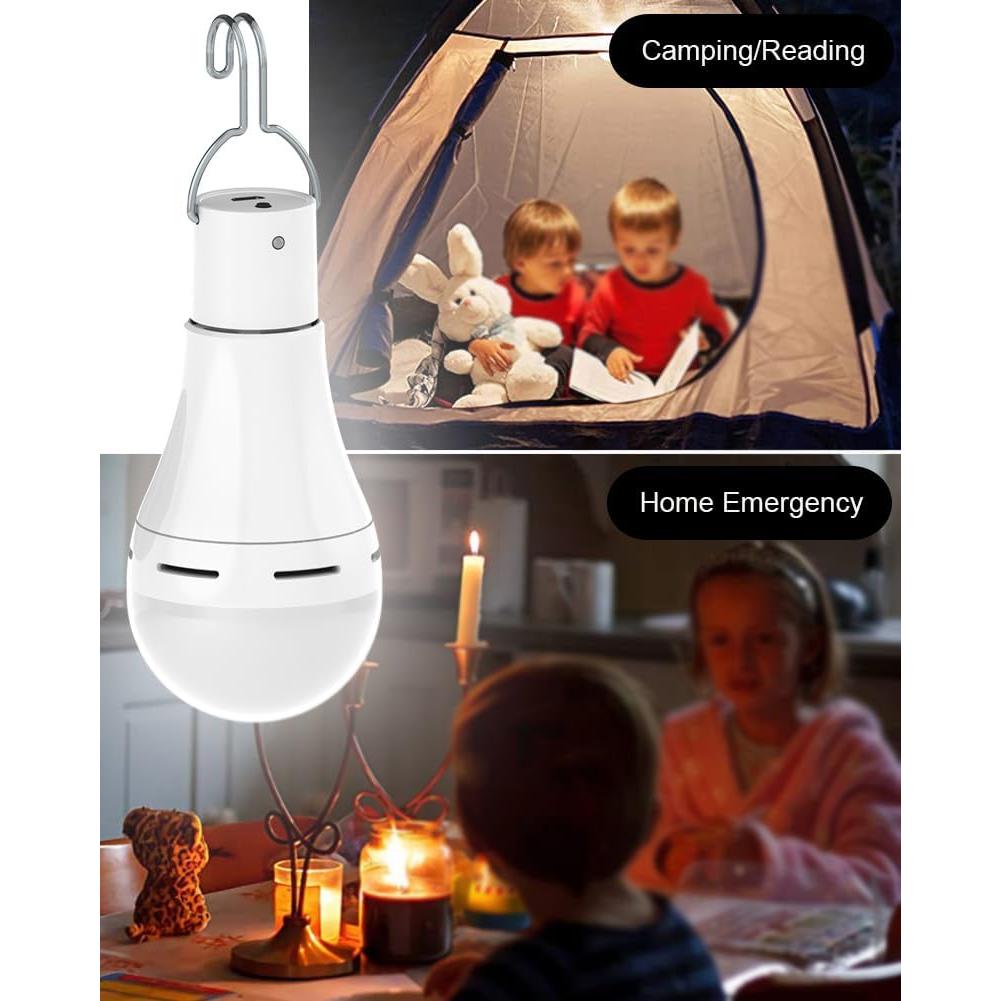 Bombillas LED recargables USB Flyhoom, 4 modos, 1200mAh, 2 unidades