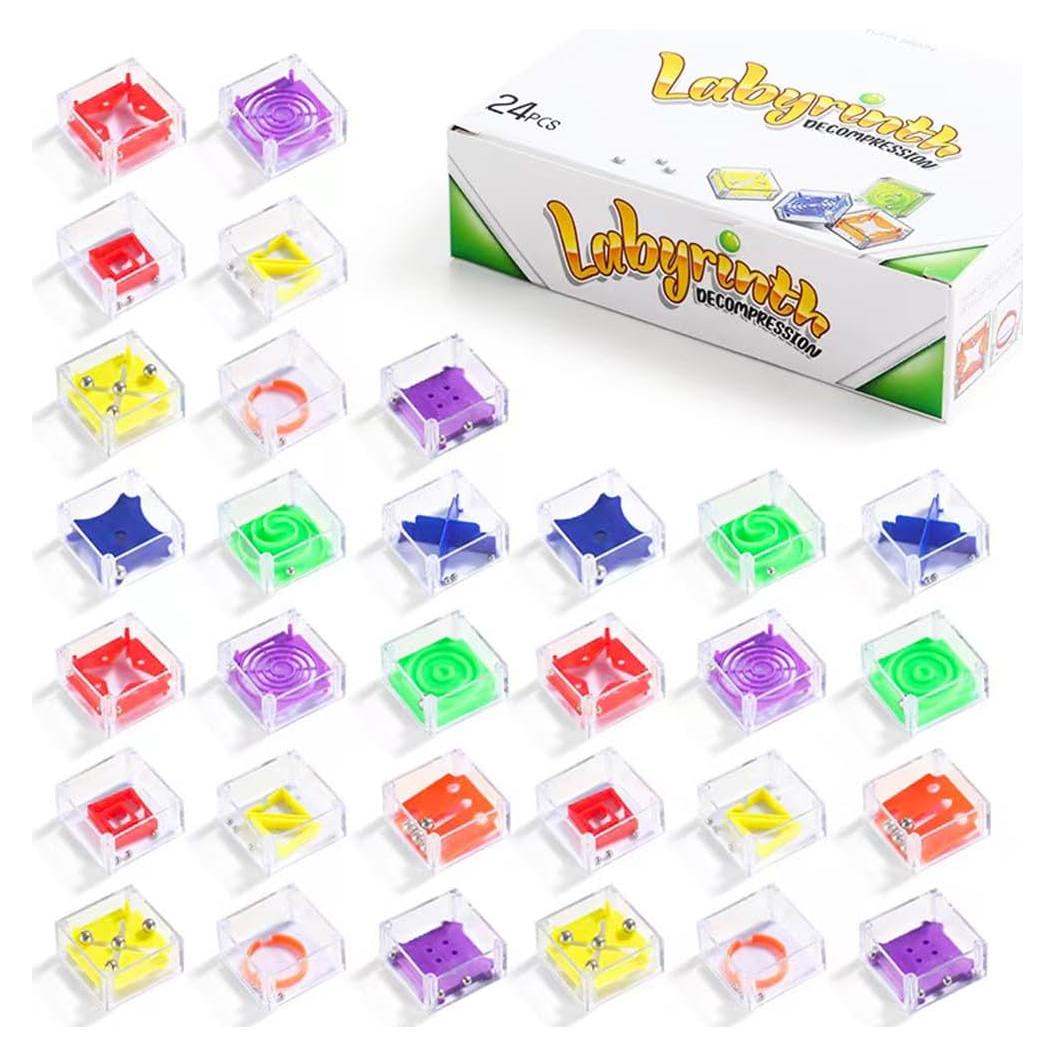 Juego de Laberinto IQ Balance Zanshen 24 Pcs 3D Puzzle