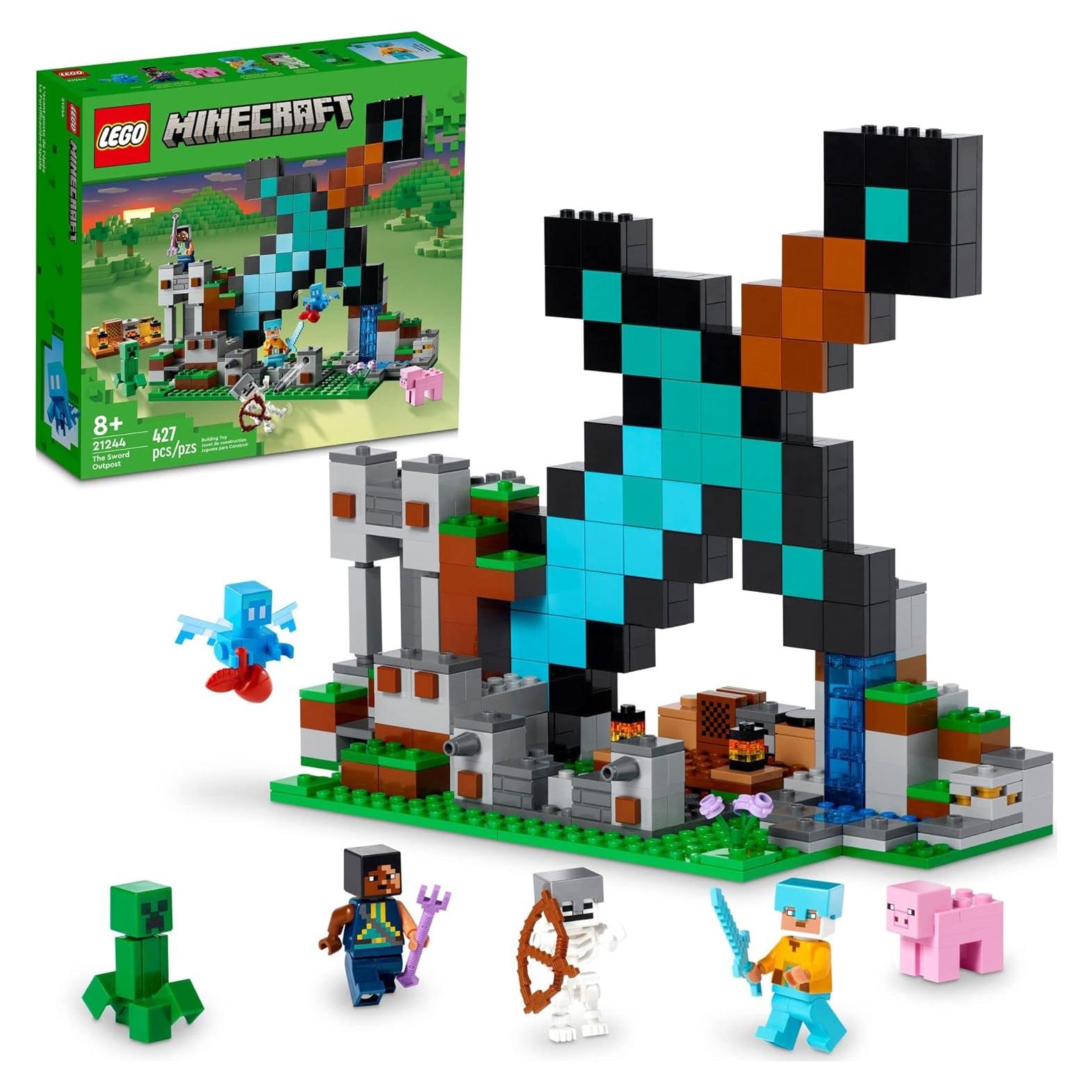 LEGO Minecraft La Base Espada 21244 - Juguete de Construcción