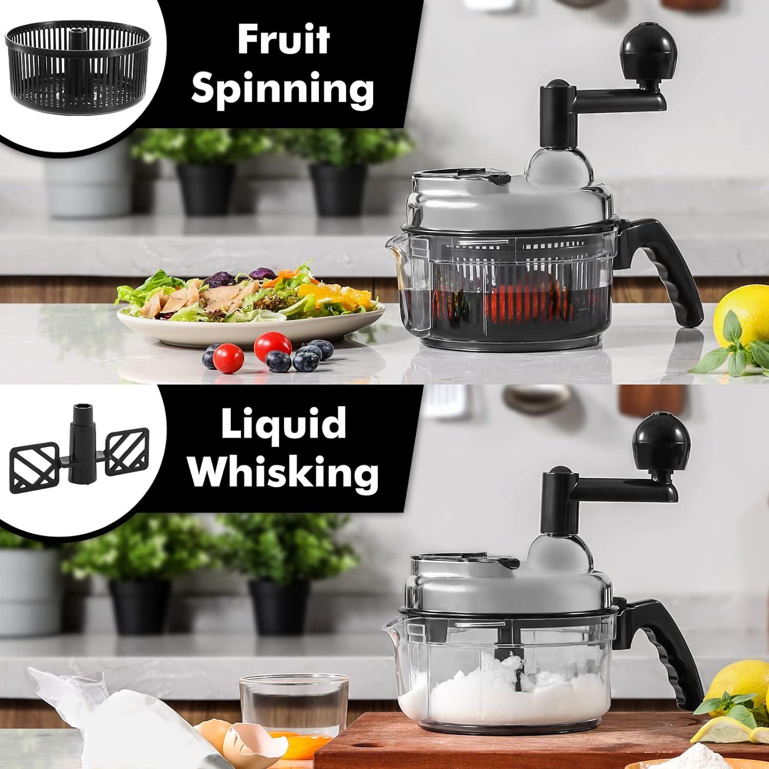 Picador de Alimentos Manual Geedel 3 Tazas - Picador de Verduras