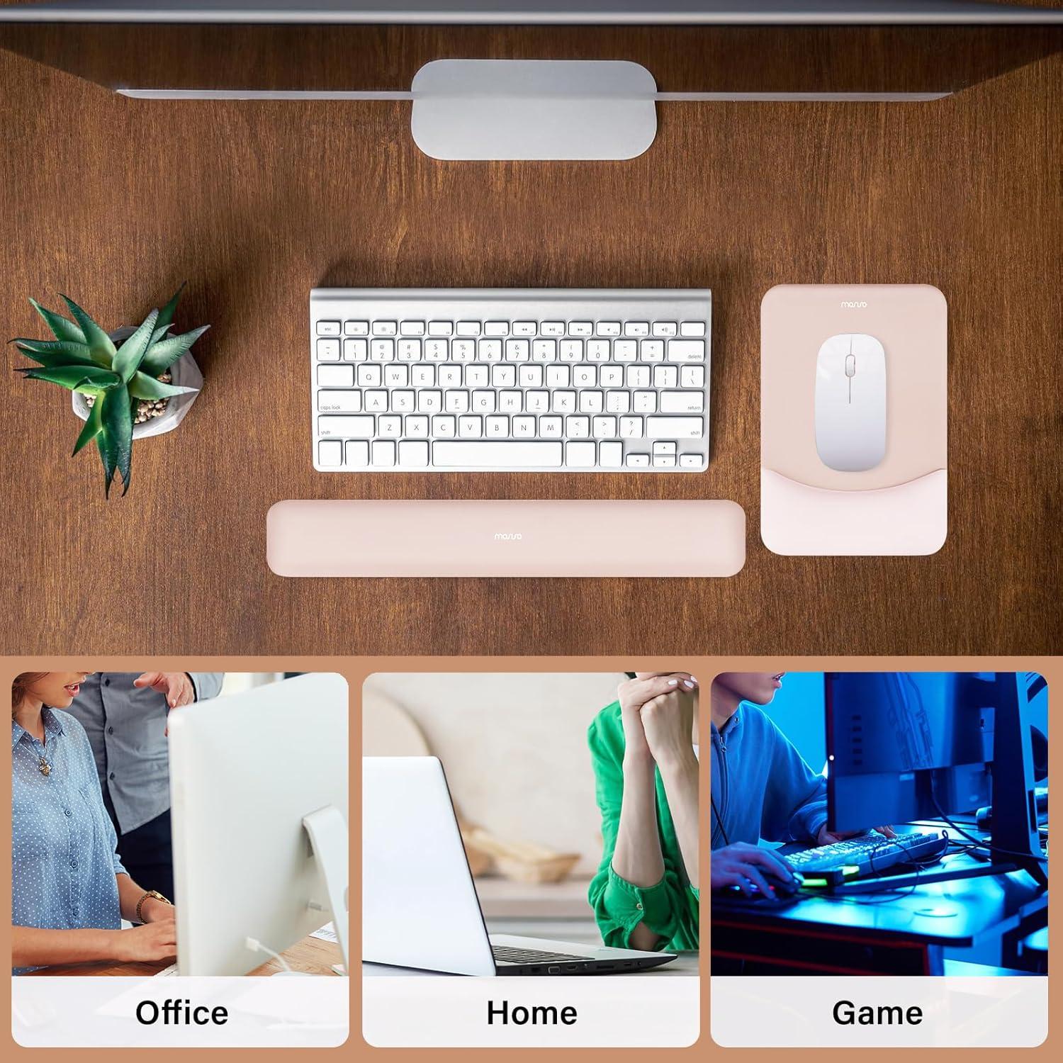 Soporte de Reposamuñecas Ergonómico MOSISO Albaricoque