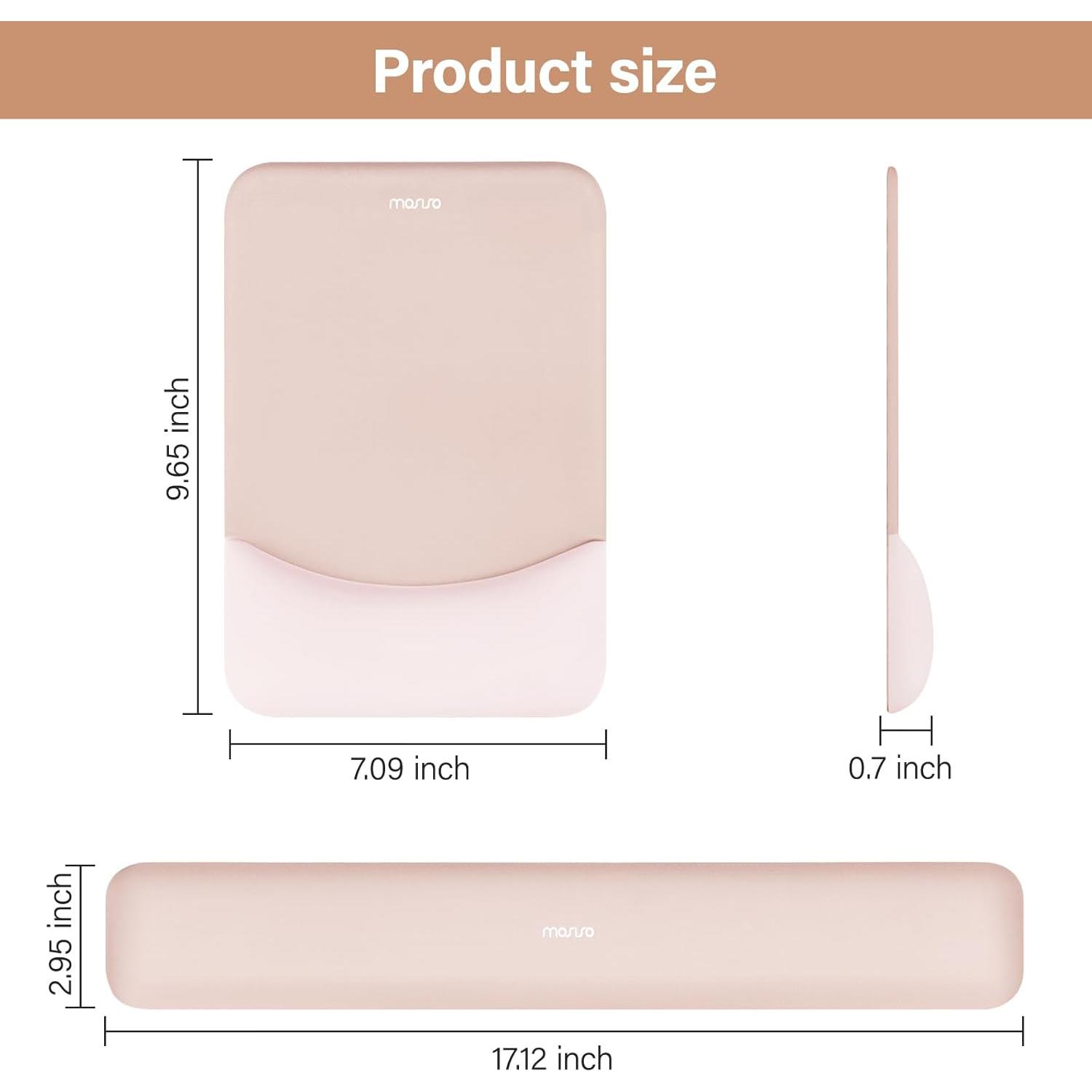 Soporte de Reposamuñecas Ergonómico MOSISO Albaricoque