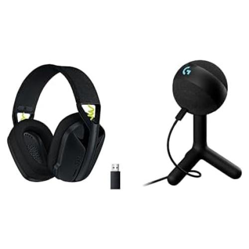 Auriculares Inalámbricos Logitech G435 + Micrófono Yeti Orb RGB