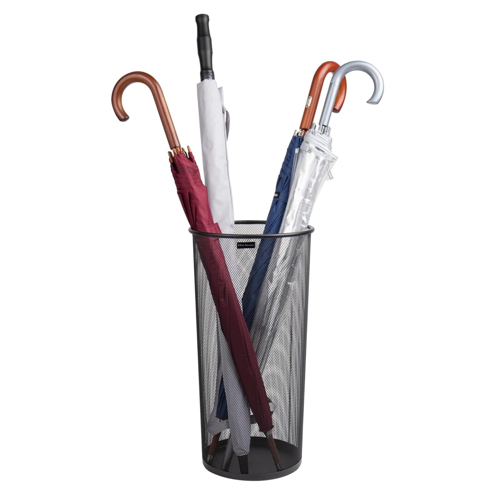 Soporte para Paraguas Mind Reader Negro 26x26x49.5 cm