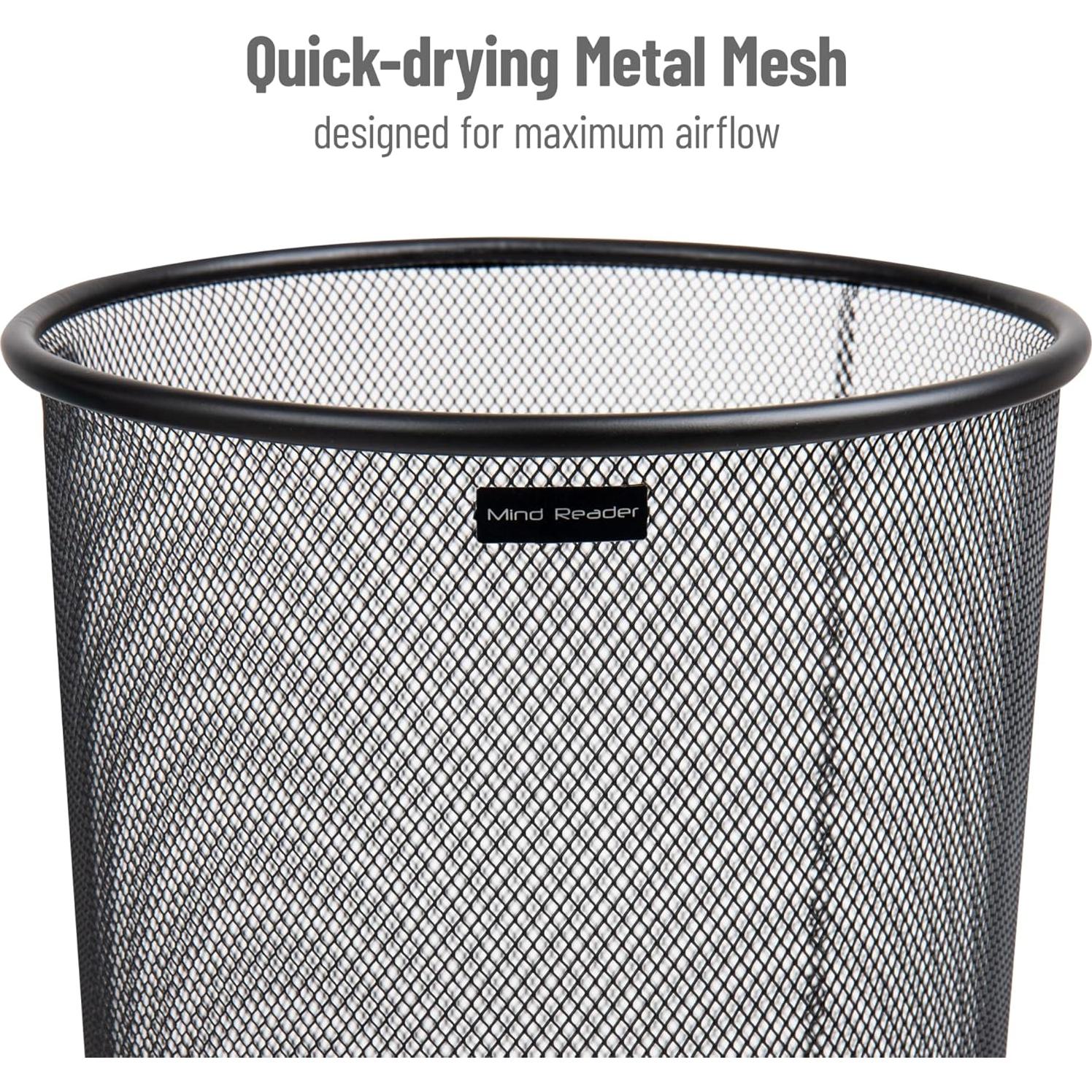 Soporte para Paraguas Mind Reader Negro 26x26x49.5 cm