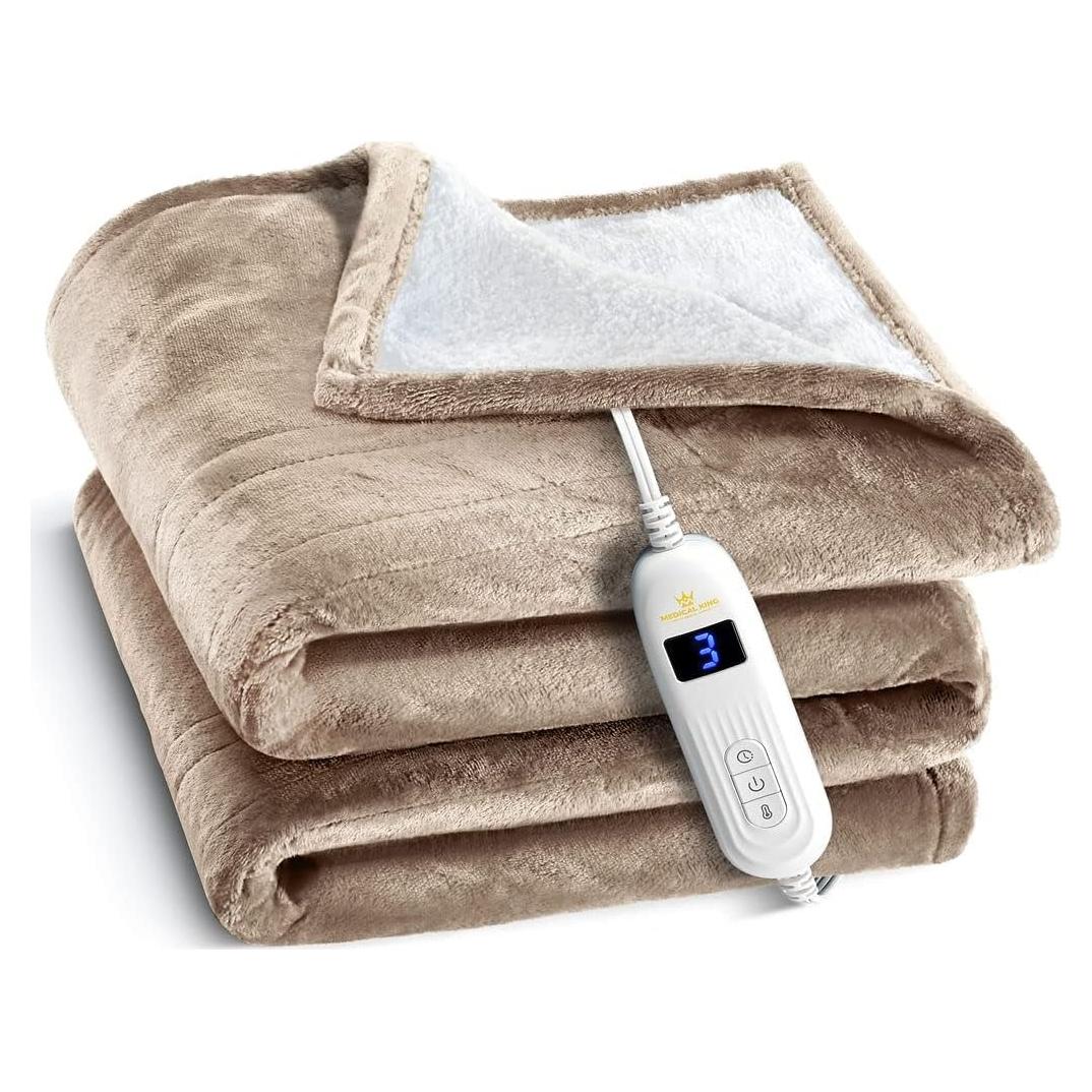 Manta Térmica Eléctrica Medical King 127x152 cm Beige