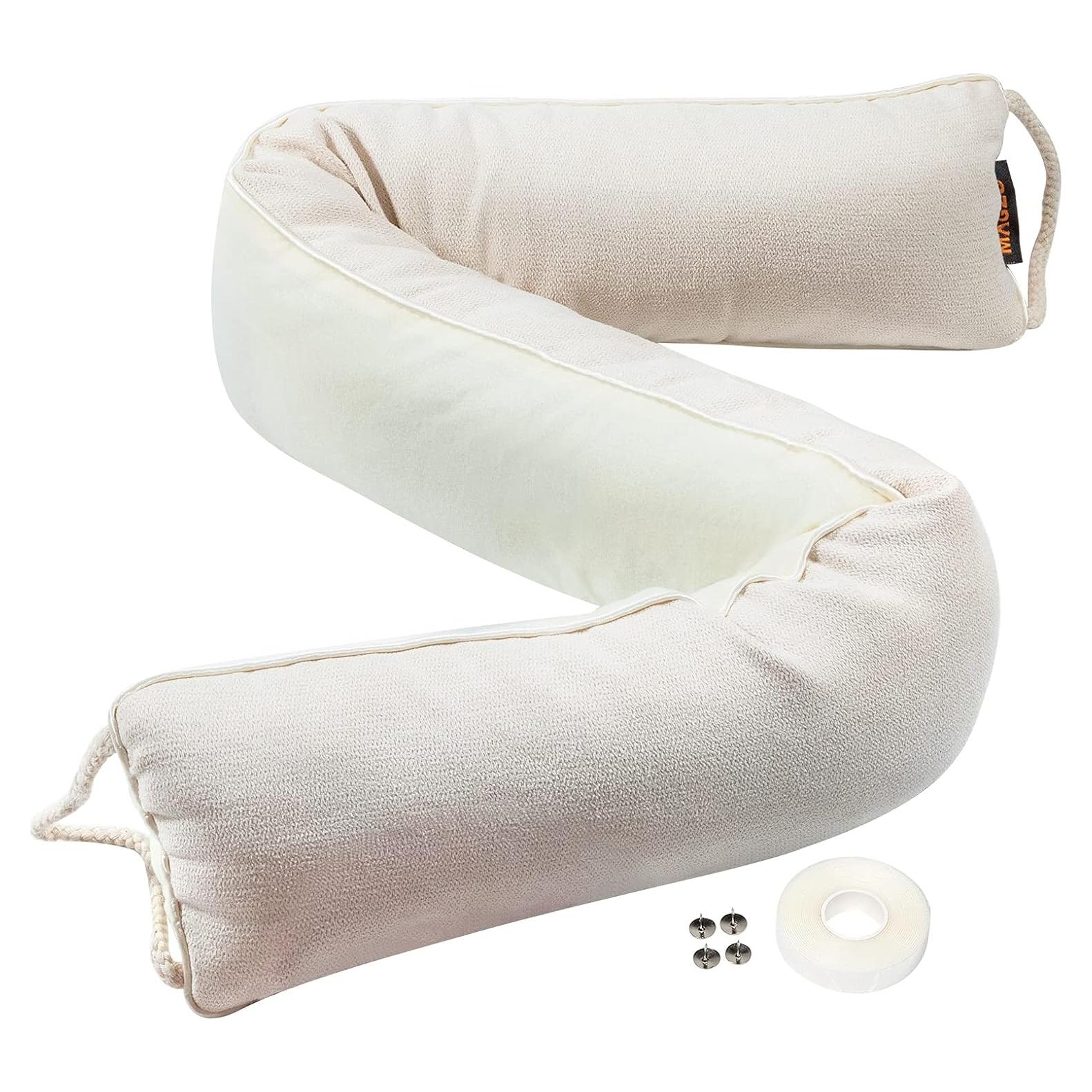 Detenedor de Corrientes de Aire MAGZO 81 cm Beige Aislante Acústico