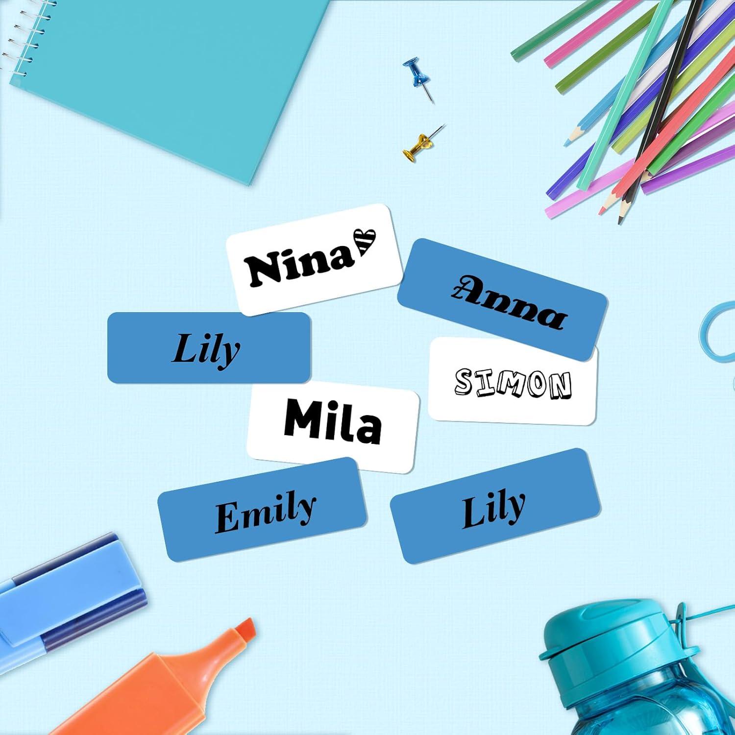 NIIMBOT Lable Maker Tape (0.47" x 1.57") Printer Sticker Paper with Self-Adhesive for D11/D110/D101 Label Maker,1 Roll of 160 (Blue)