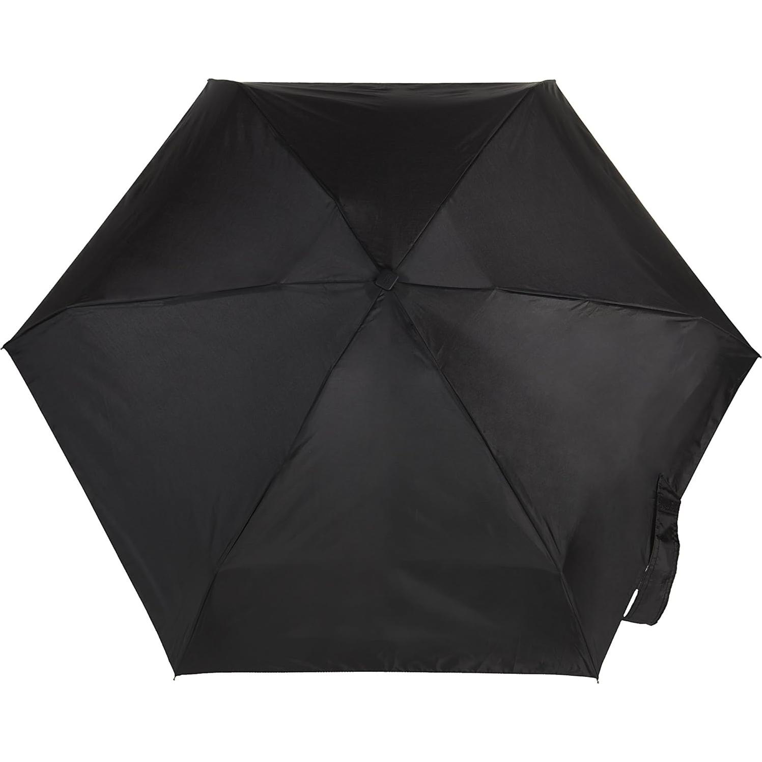 Paraguas Totes Compacto Plegable Automático Negro 111 cm