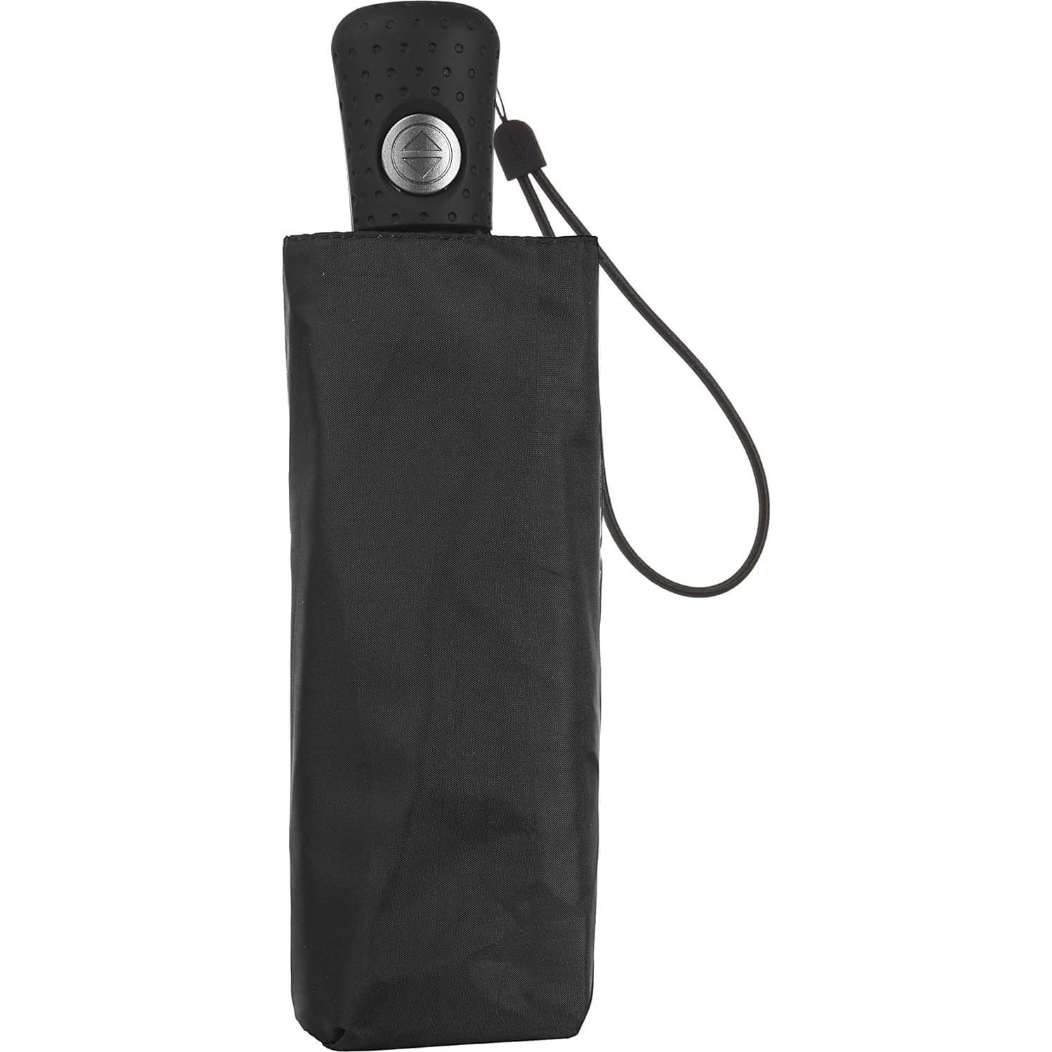 Paraguas Totes Compacto Plegable Automático Negro 111 cm