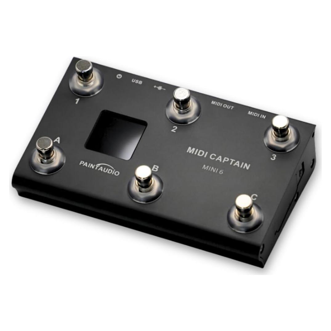 Controlador de pie MIDI Captain MINI 6 USB-MIDI 6 Interruptores