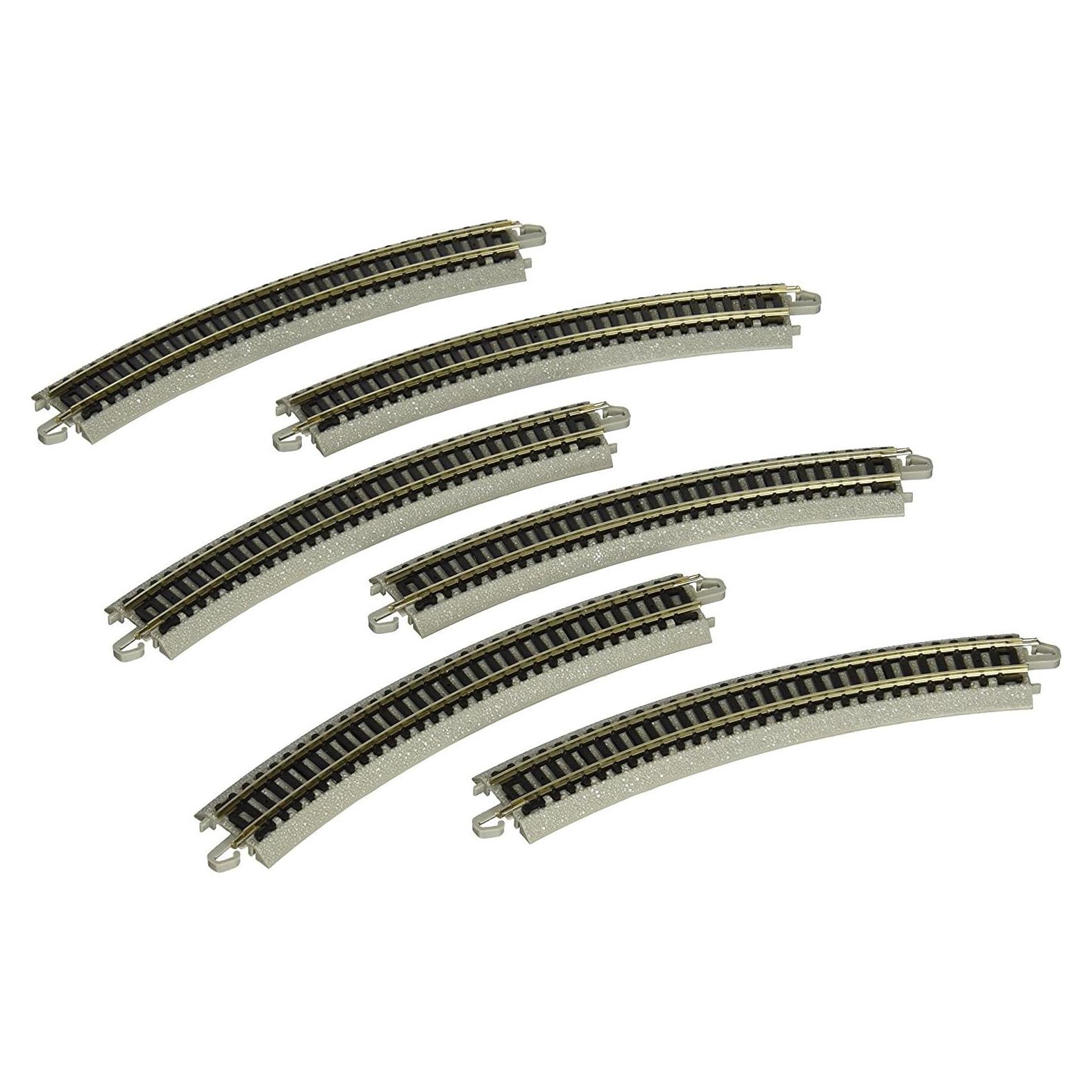 Pista Curvada E-Z Track Bachmann 28.58 cm Riel Níquel