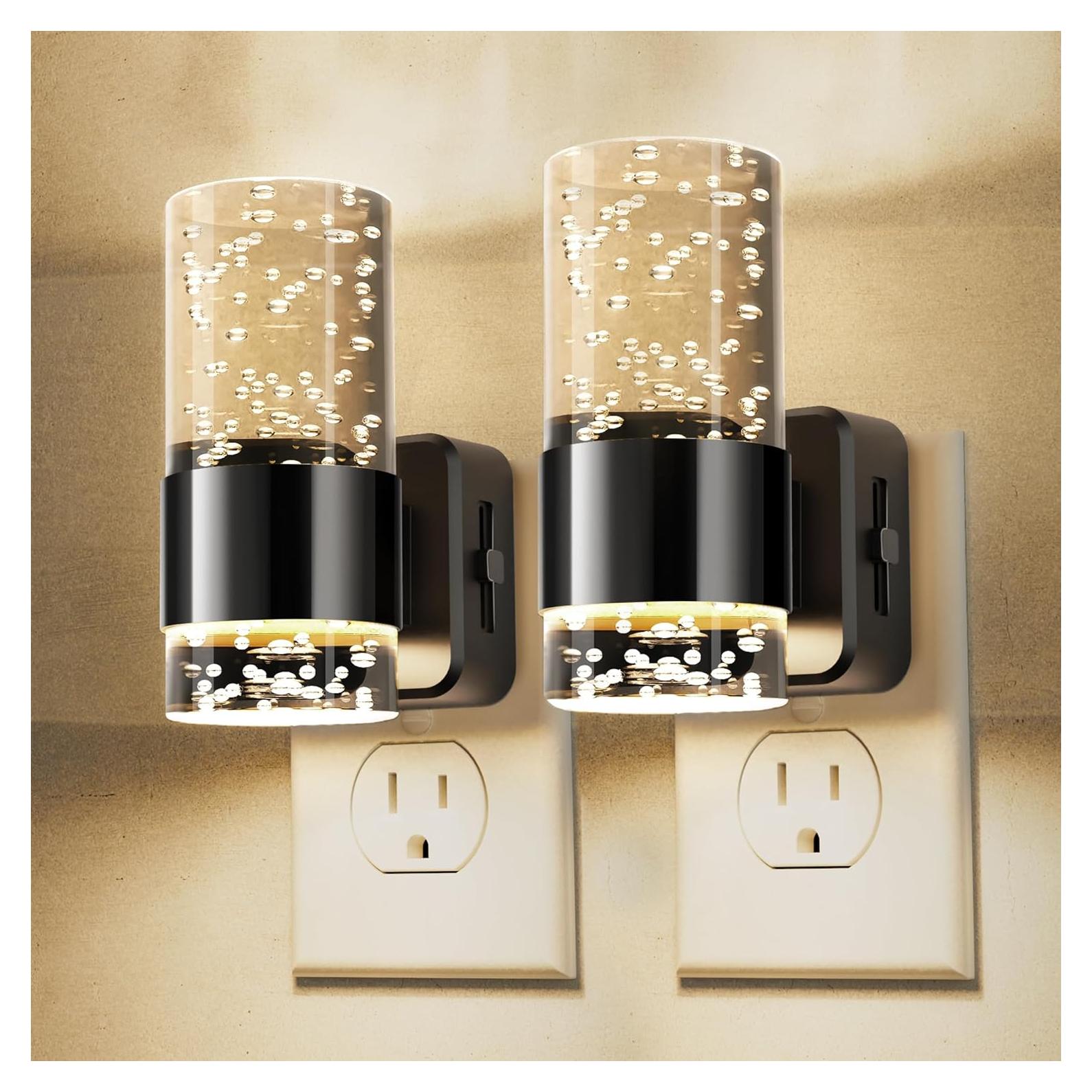 Luz Nocturna LED Regulable LOHAS 2 Paquete 3000K Automática