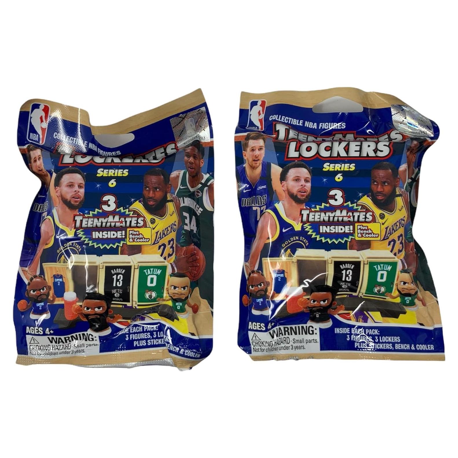 Conjunto de Figuras de Baloncesto Party Animal NBA Serie 6