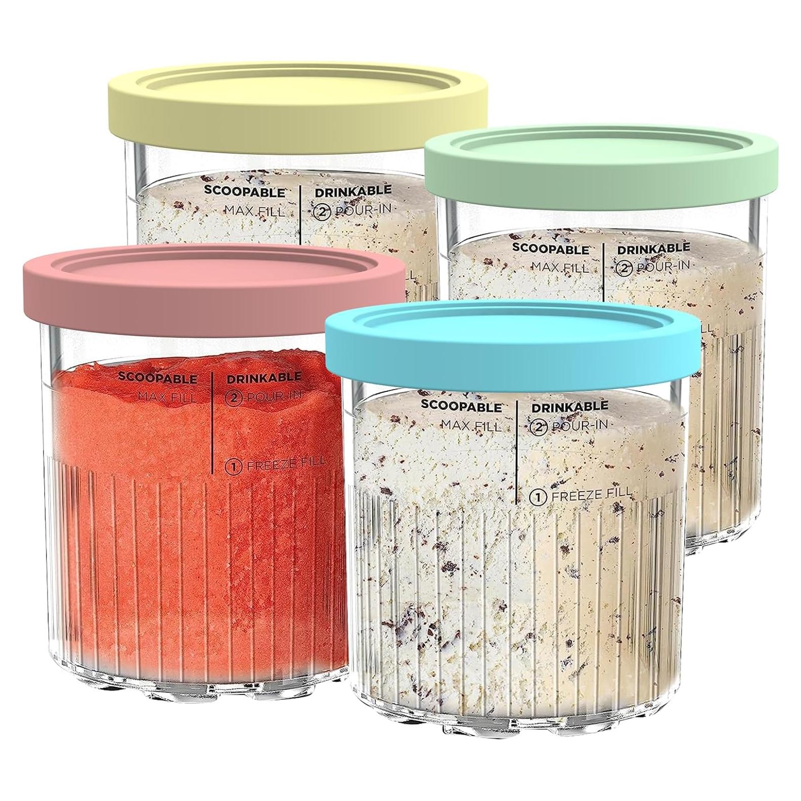 Pints y Tapas Ninja Creami YUSFKJ - Paquete de 4, 680g