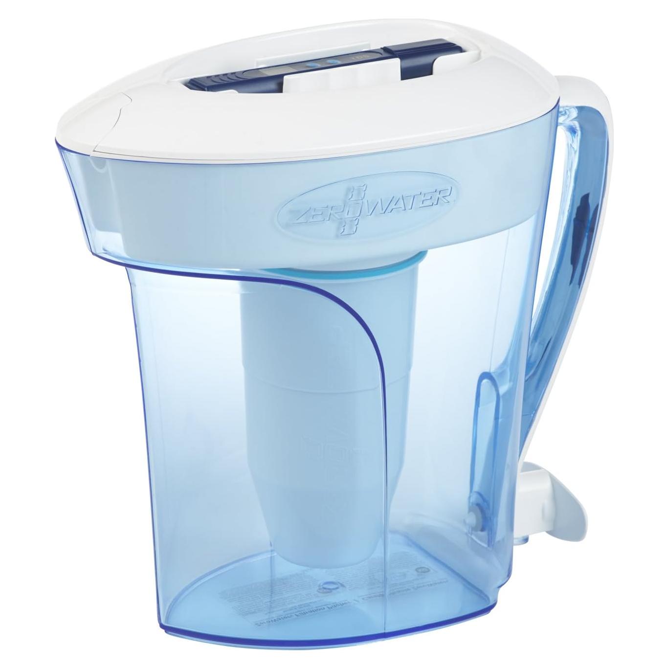 Jarra de Filtro de Agua ZeroWater 10 Tazas Ready-Pour 5 Etapas