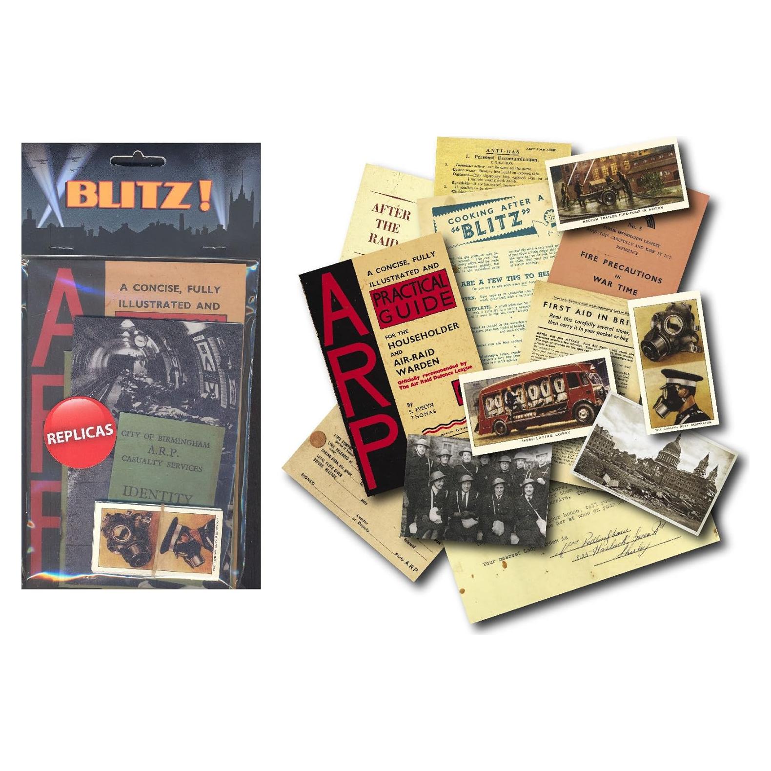 Paquete de Memorabilia Blitz Memorabilia 102g Documentos WWII