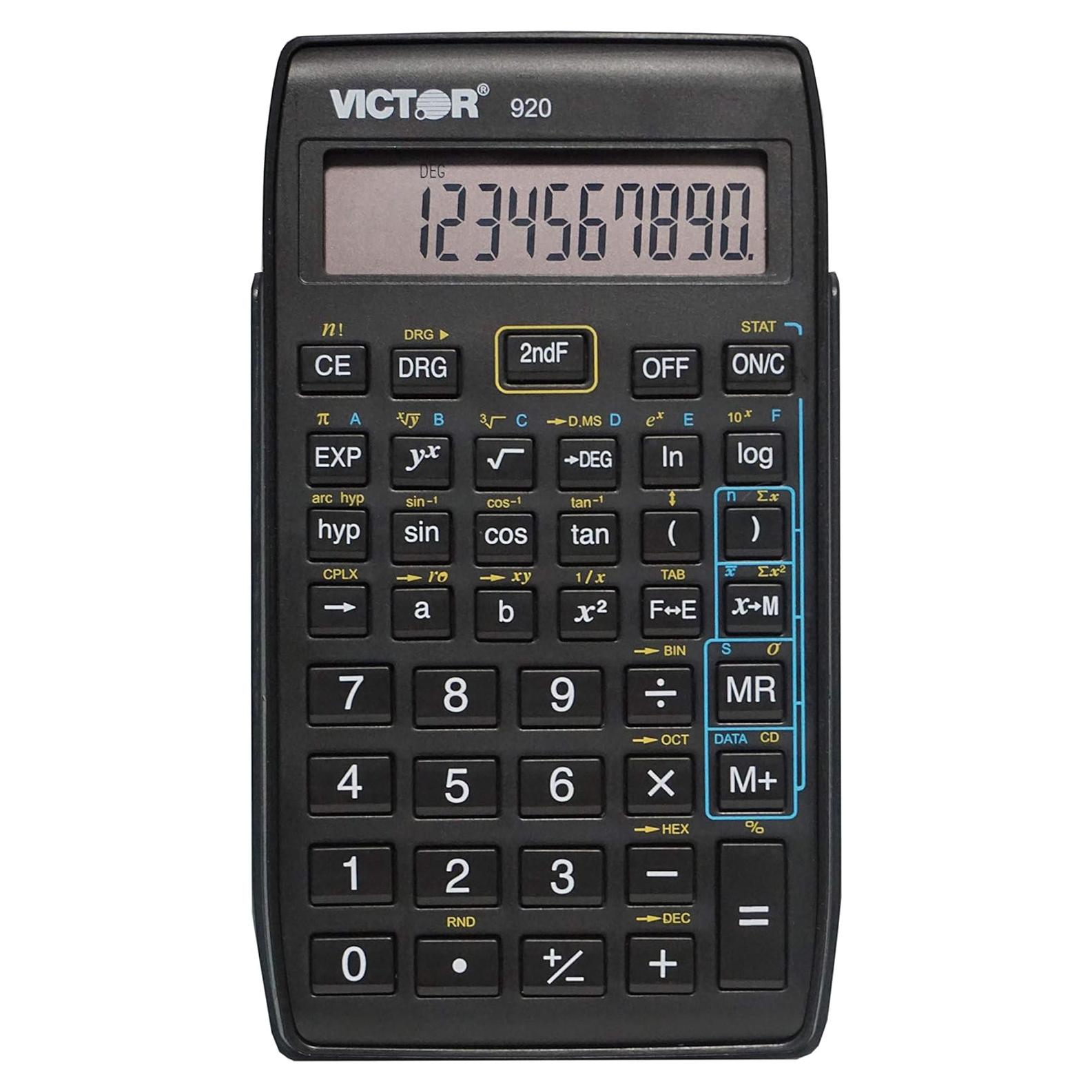 Calculadora Científica Compacta Victor 920 LCD 10 Dígitos