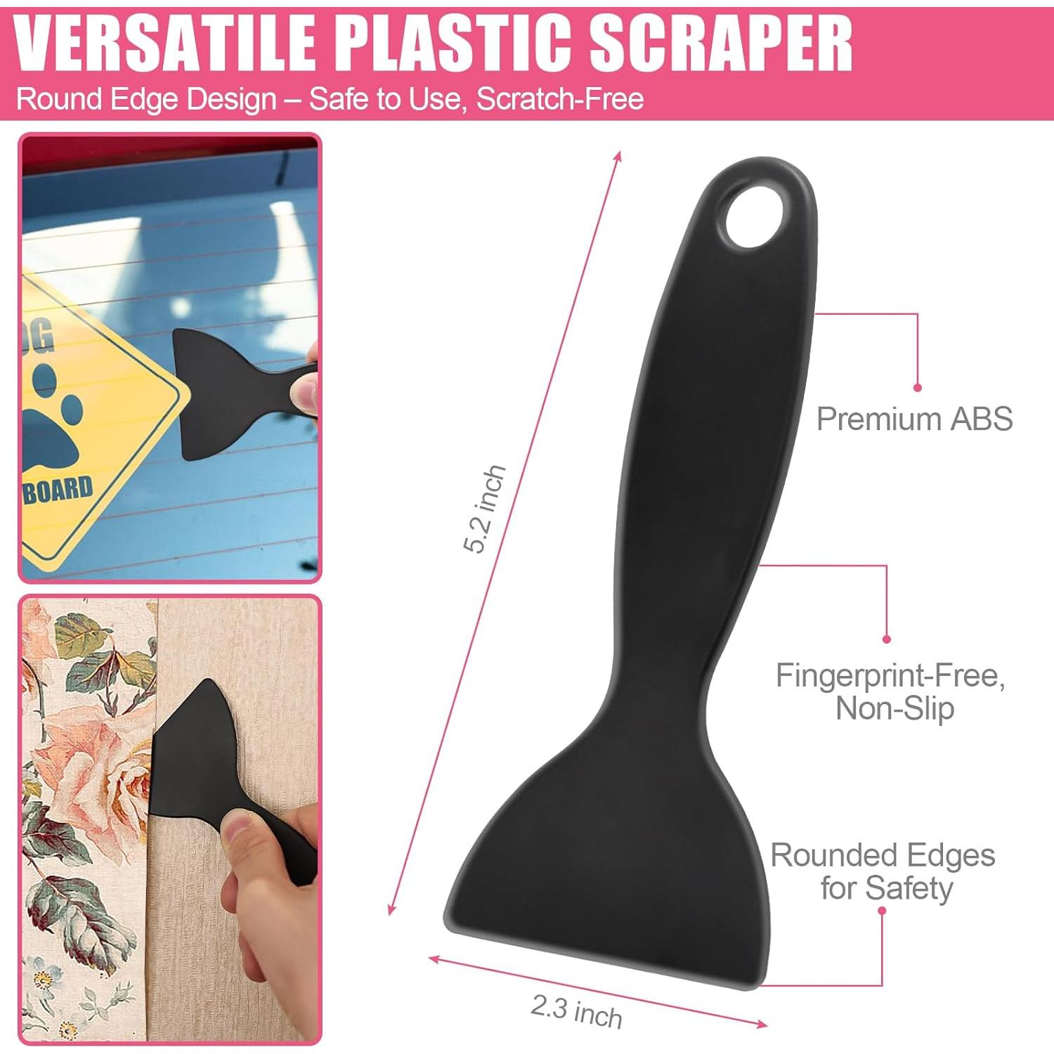 Conjunto de 4 Raspadores de Cuchilla NECAMOCU con 50 Cuchillas