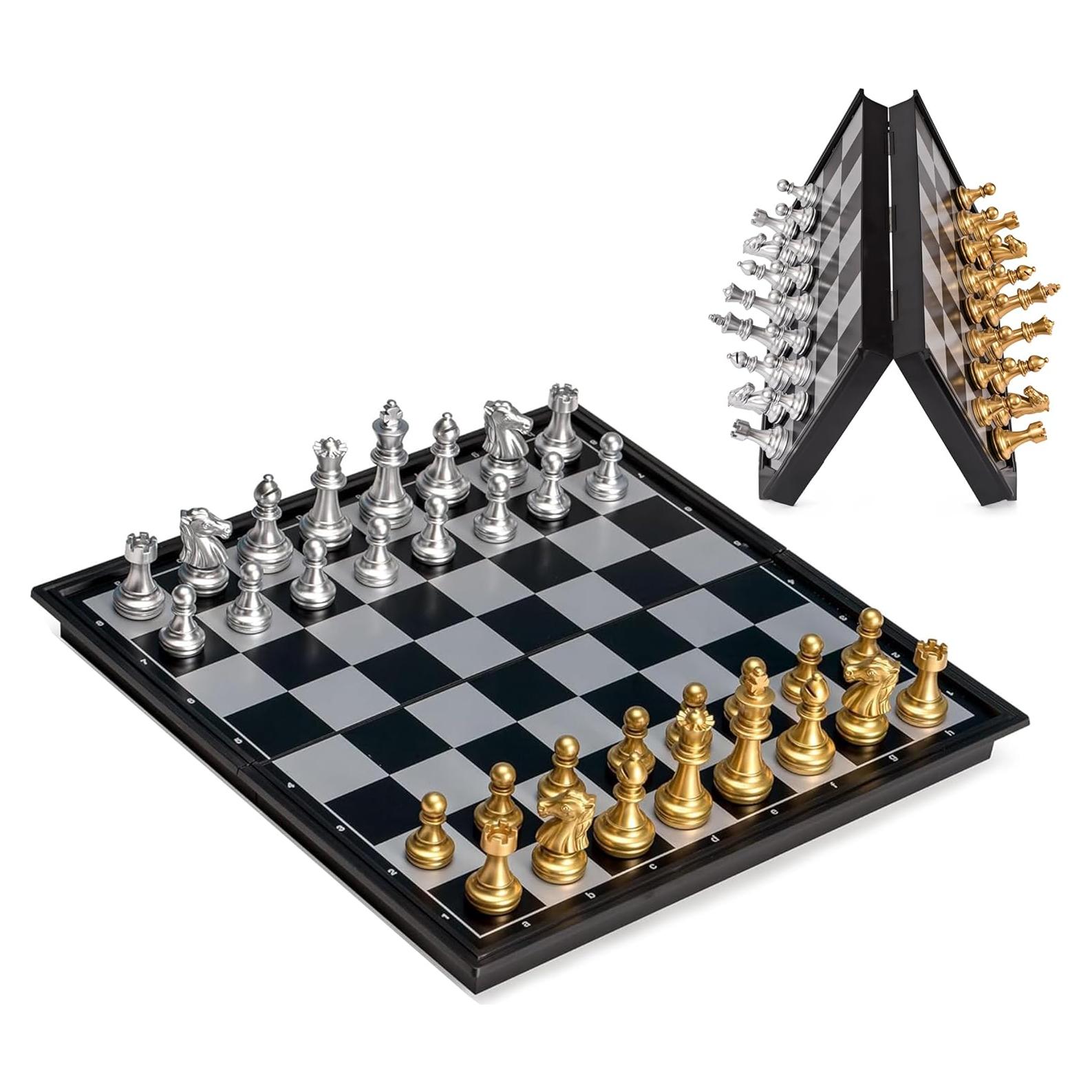 Juego de Ajedrez Magnético Big Mo's Toys Plegable 24.6 cm