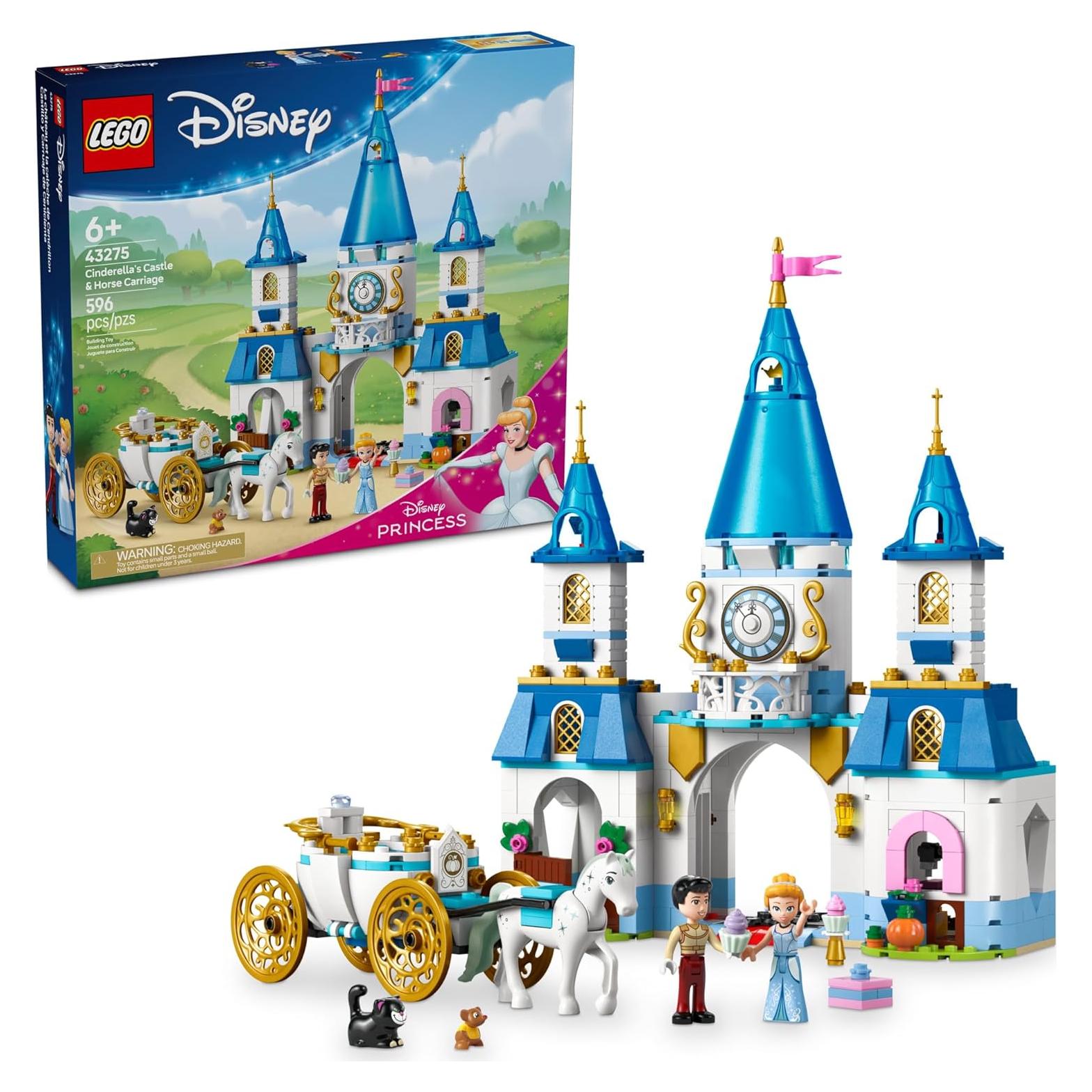 LEGO Castillo Princesa Disney Cenicienta 596 Piezas
