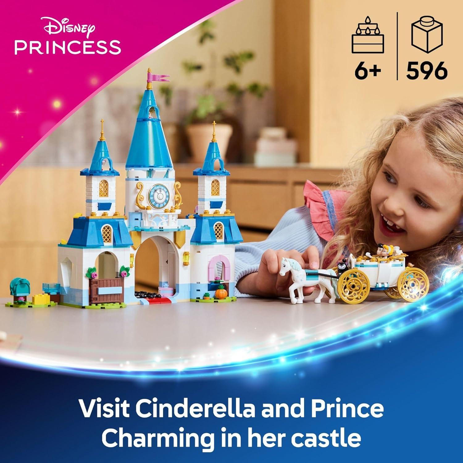 LEGO Castillo Princesa Disney Cenicienta 596 Piezas
