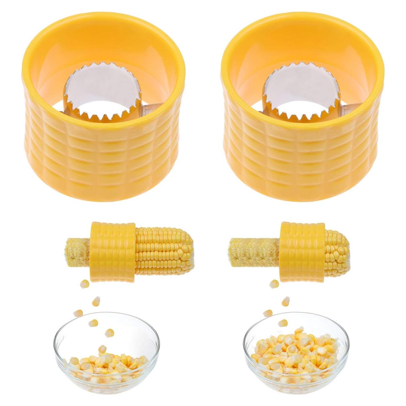 Juego de 2 Desgranadores de Maíz Kare & Kind Amarillo