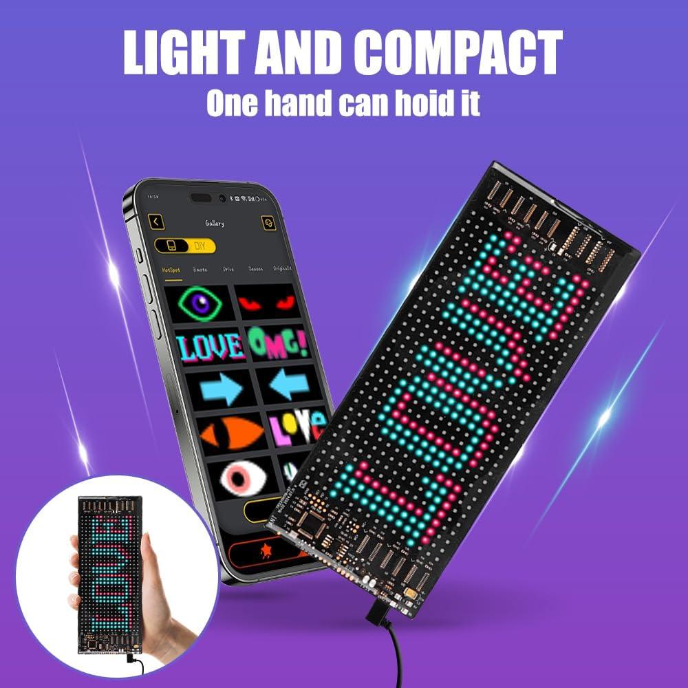 Panel LED Flexible RGB Gelrova 17.78x7.62cm Control APP