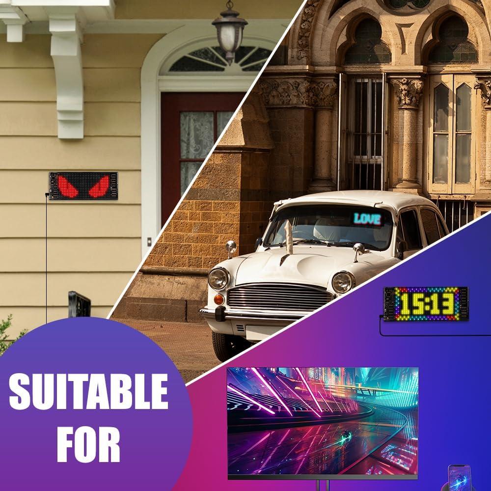 Panel LED Flexible RGB Gelrova 17.78x7.62cm Control APP