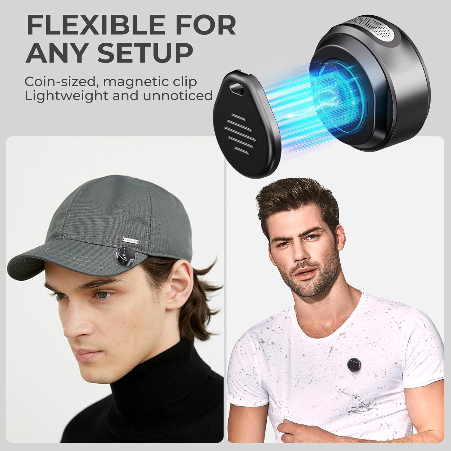 Micrófono Lavalier Inalámbrico Moman MP-BMC1M-BK para iPhone/Android