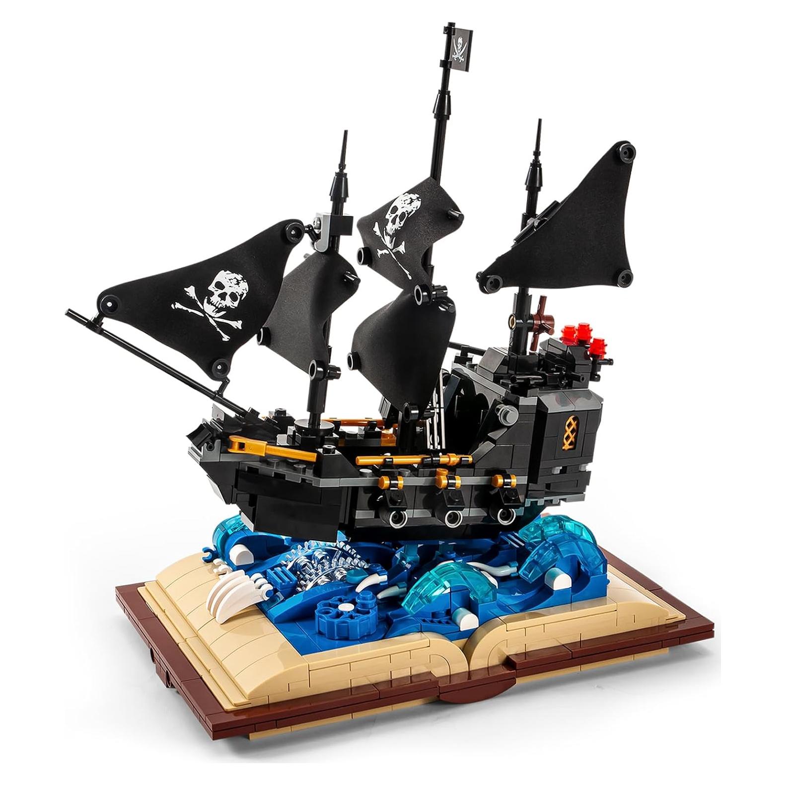 Conjunto de Bloques de Construcción GOTIMON Barco Pirata 919 Piezas