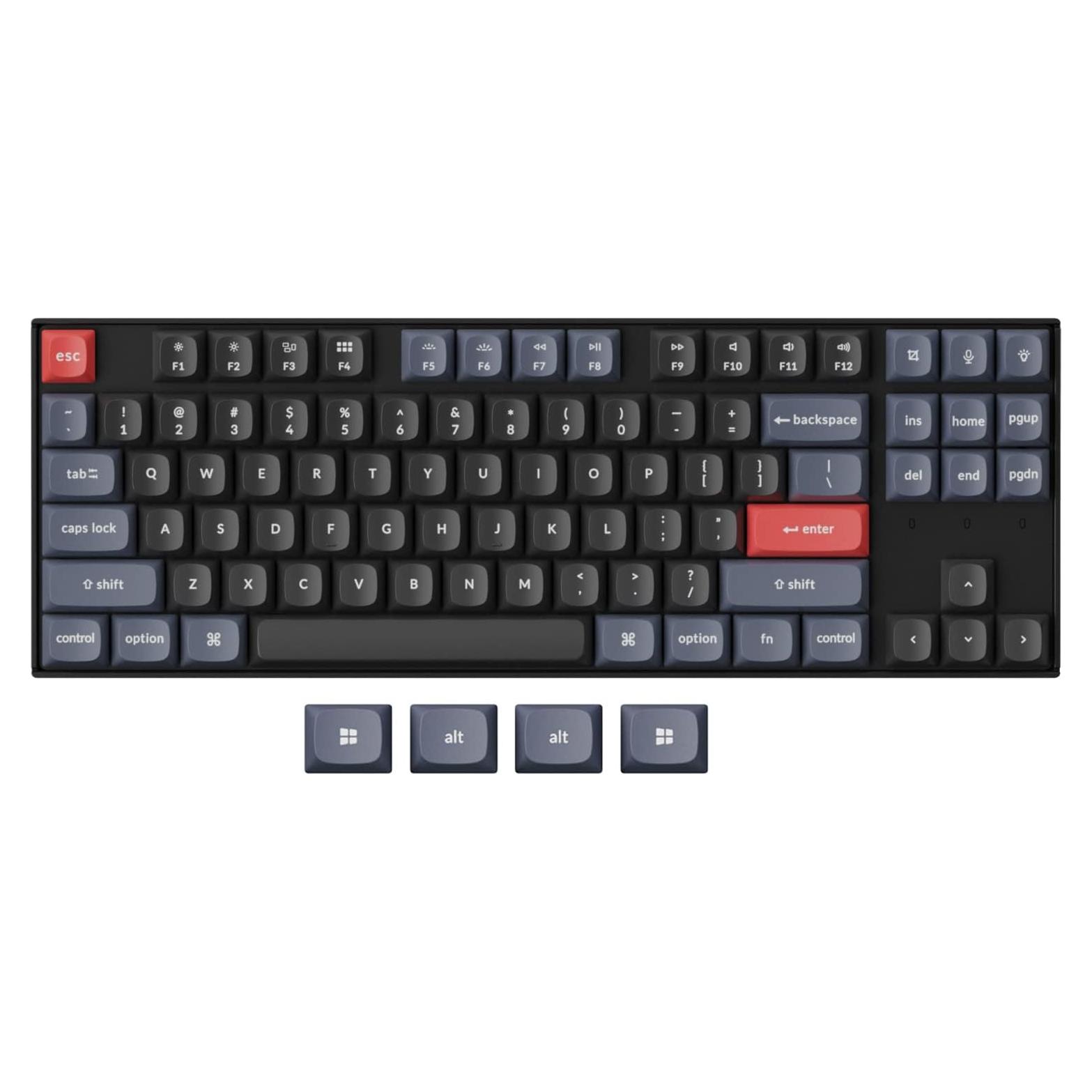 Teclado Mecánico Inalámbrico Keychron K8 Pro TKL 87 Teclas
