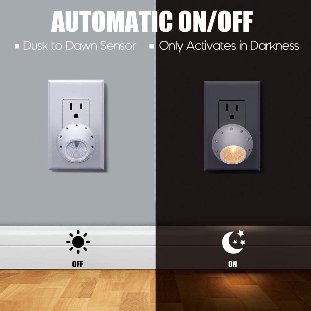 Emotionlite Luz Nocturna LED 2700K Enchufable Paquete de 4