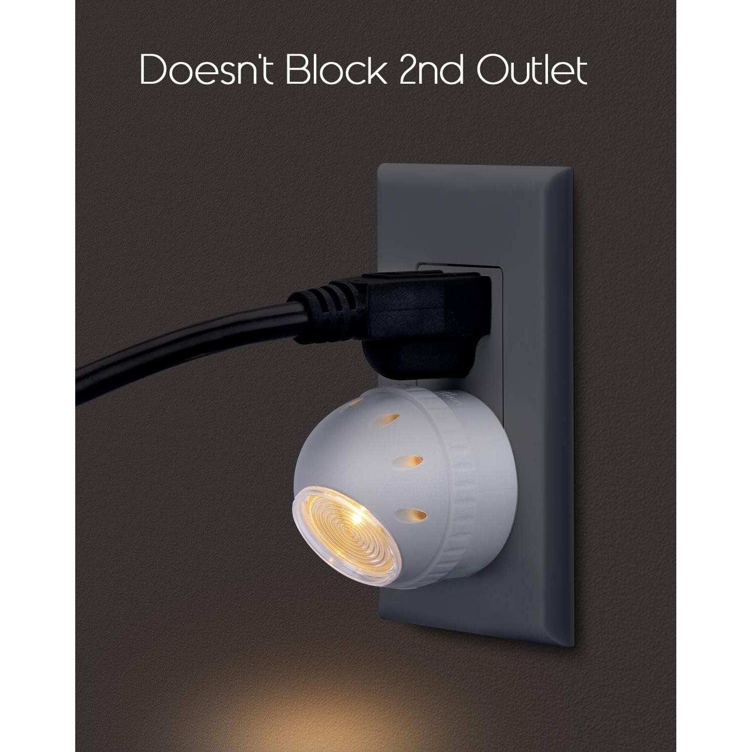 Emotionlite Luz Nocturna LED 2700K Enchufable Paquete de 4