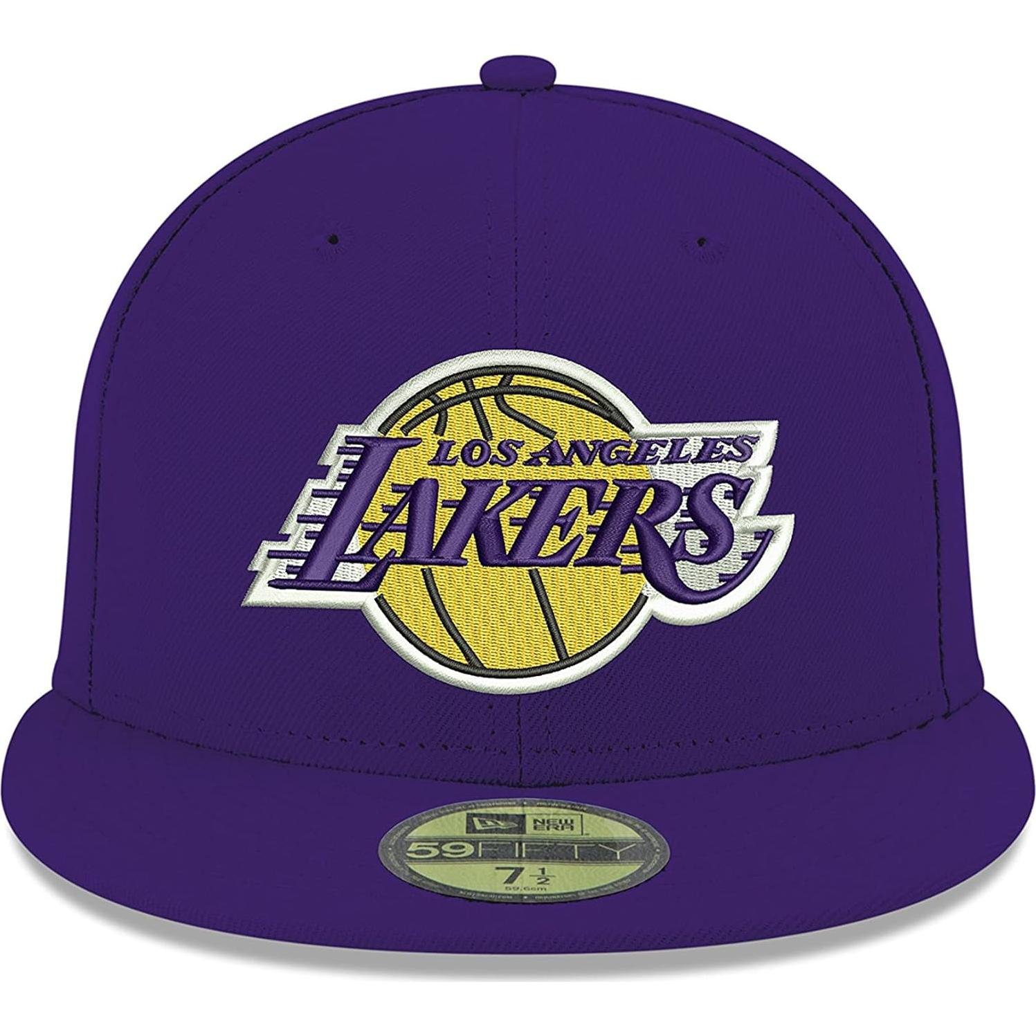 Gorro Ajustado Nueva Era NBA 59FIFTY Lakers Púrpura