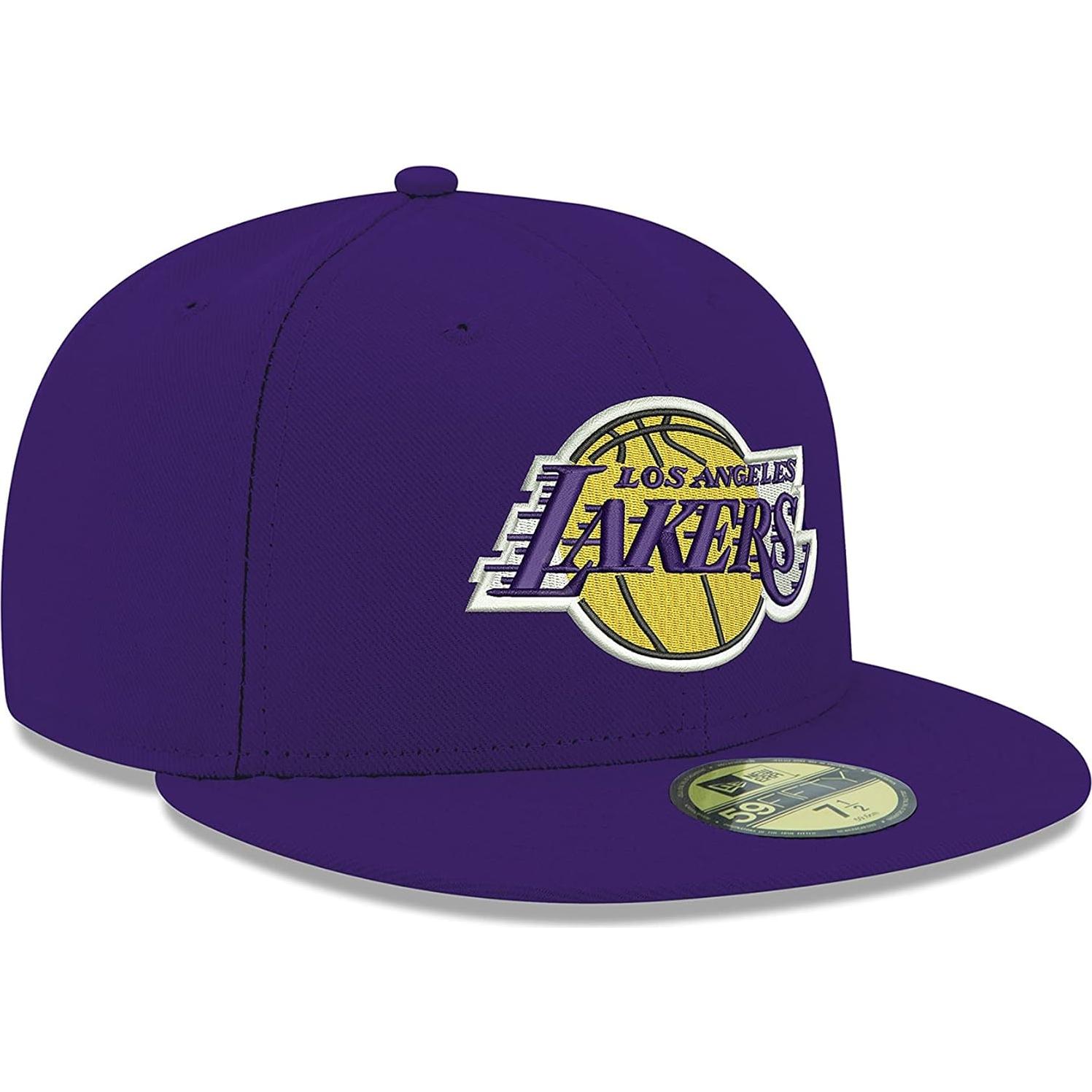 Gorro Ajustado Nueva Era NBA 59FIFTY Lakers Púrpura