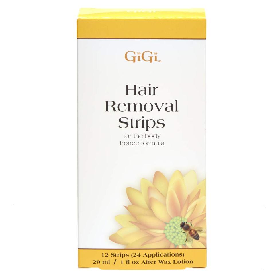 Tiras de Cera para Depilación GiGi - Kit de 12 Tiras Corporales