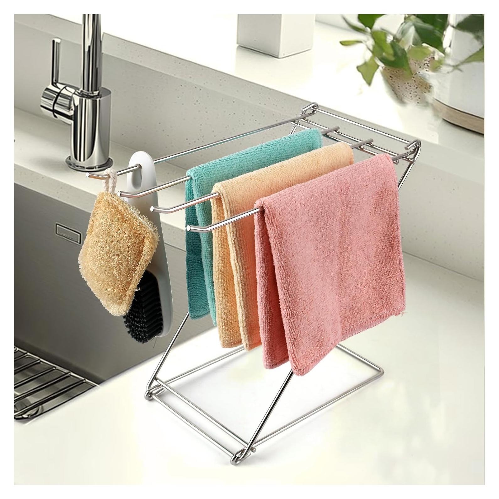 Soporte para Toallas de Cocina Seropy TH de Acero Inoxidable