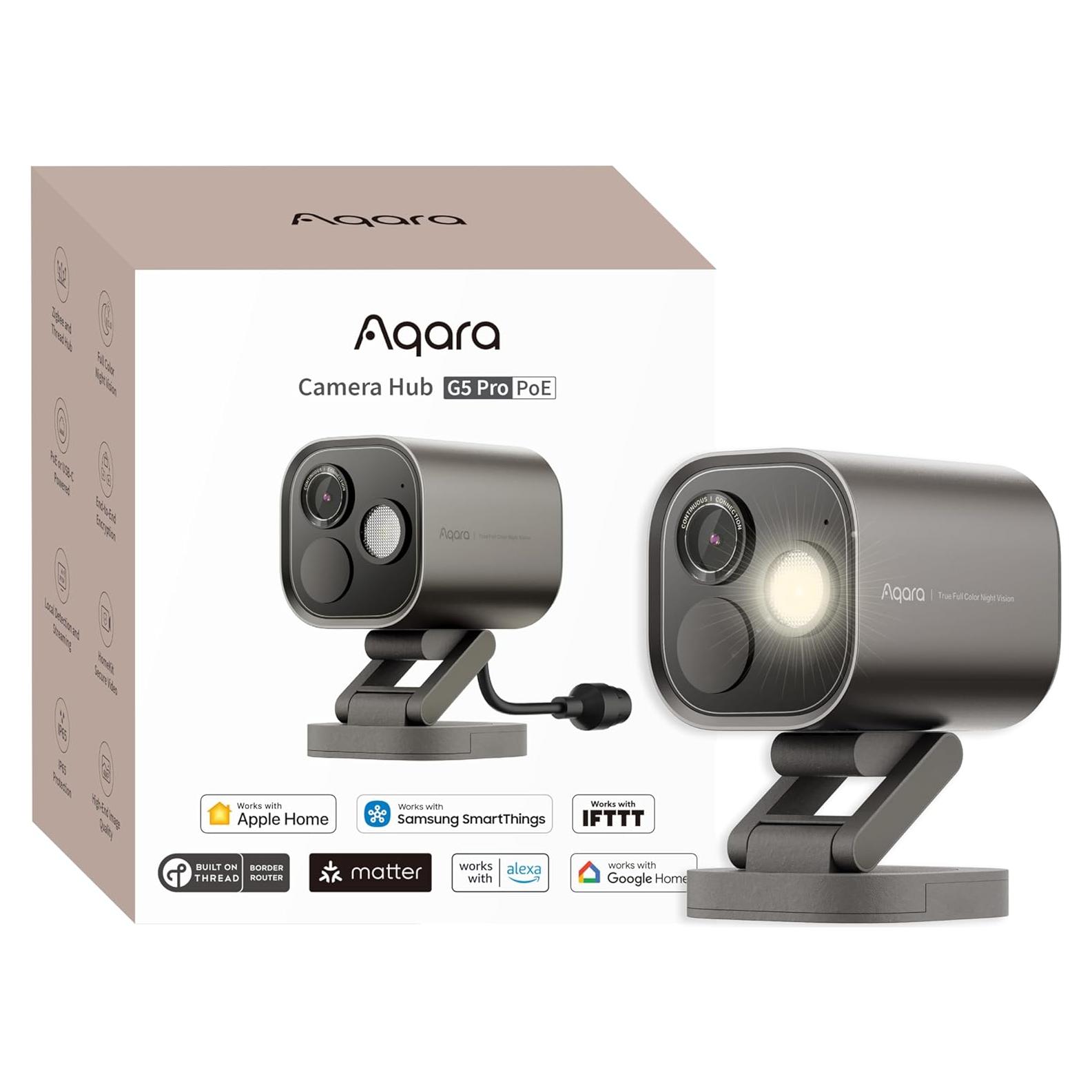 Cámara de Seguridad Aqara Hub G5 Pro 4MP PoE Gris