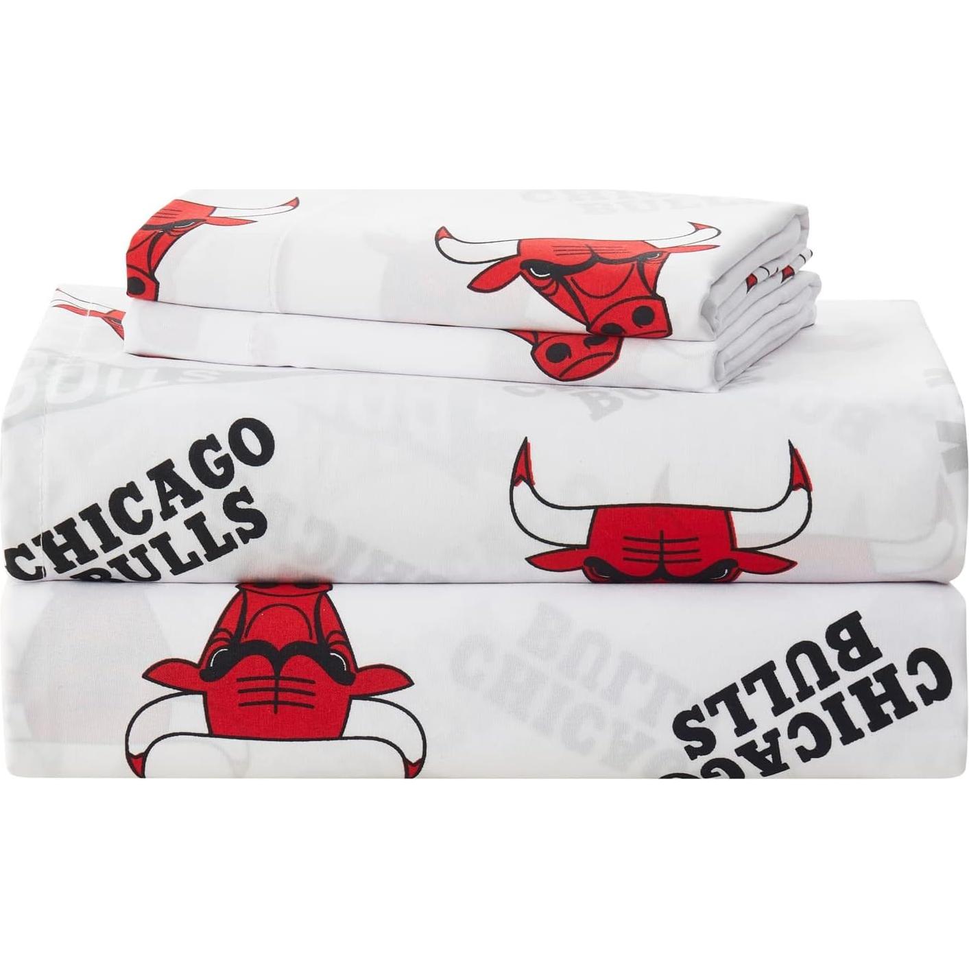 Sábanas Individual NORTHWEST Chicago Bulls Microfibra Suave
