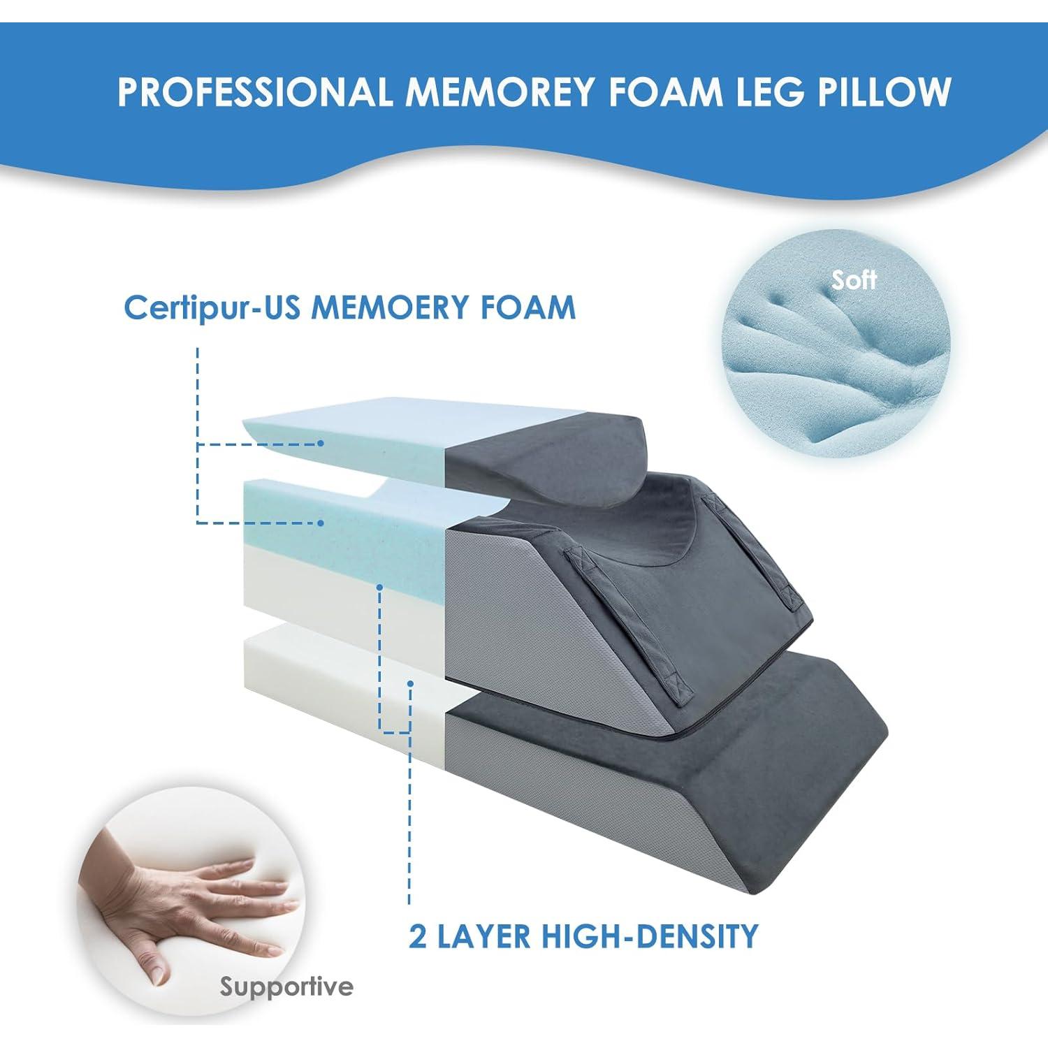 Cojín Elevador de Piernas Ajustable Kehangte - Recuperación Cirugía