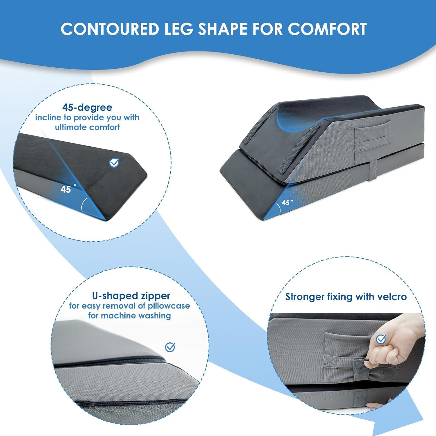 Cojín Elevador de Piernas Ajustable Kehangte - Recuperación Cirugía