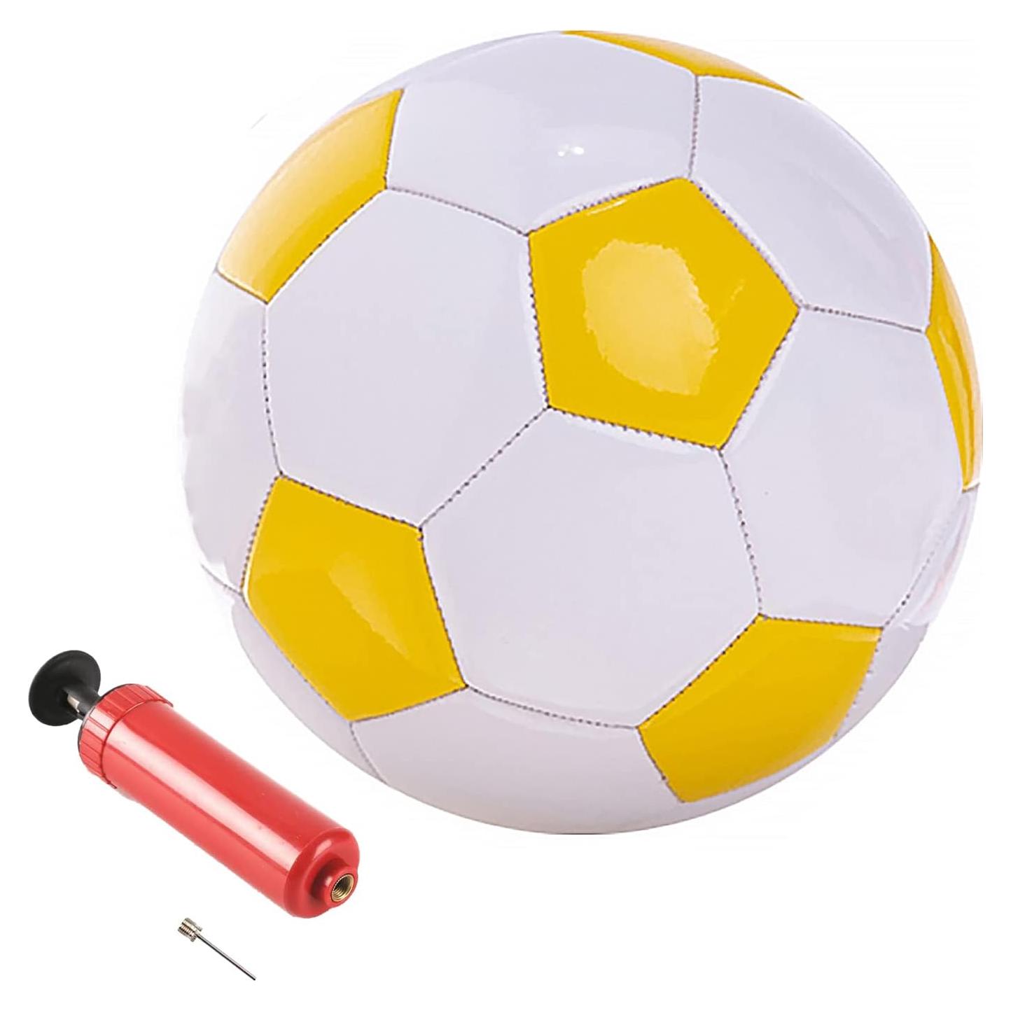 Balón de Fútbol SPDTECH Tamaño 2 Amarillo con Bomba