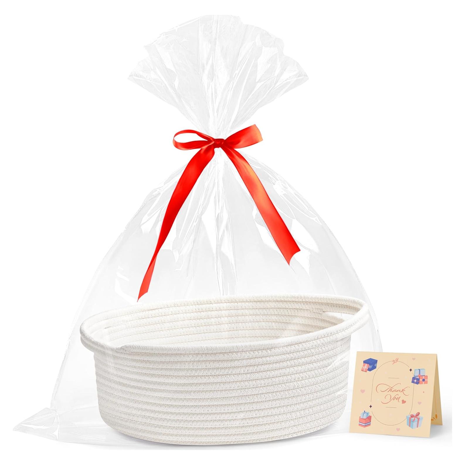 Cesta de Almacenamiento Yeeeasy Blanca 31.75x21.59x13.97 cm