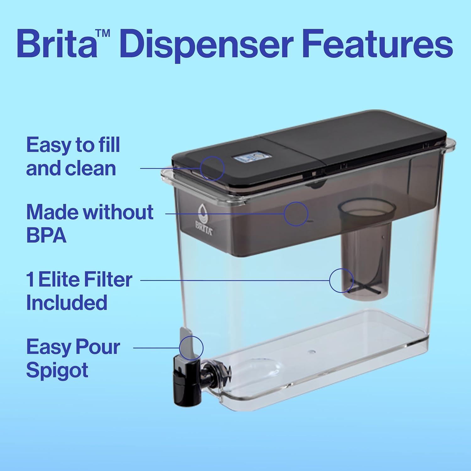Dispensador de Agua Brita Ultramax 27 Tazas con Filtro Plus