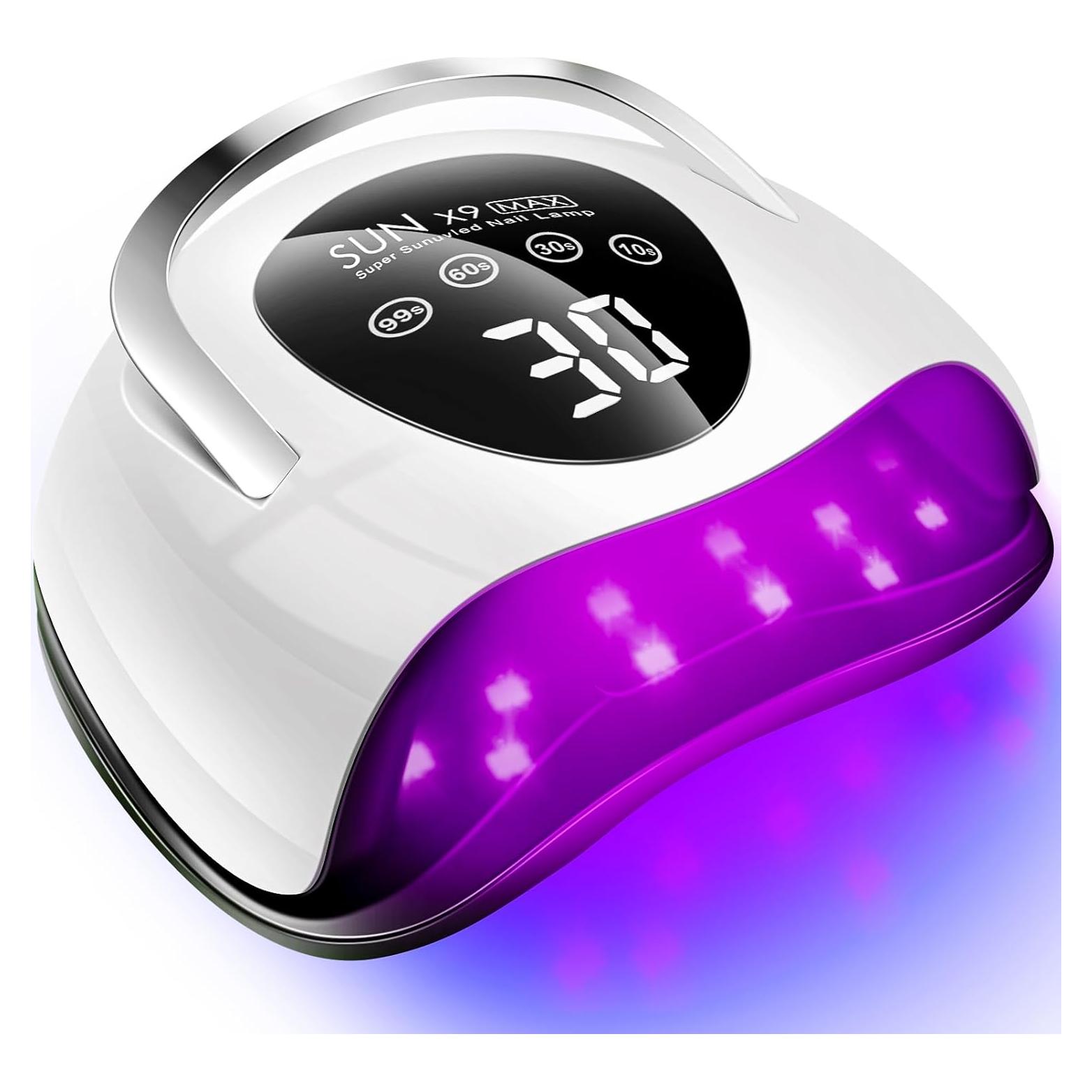 Secador de Uñas UV LED LadyMisty X9 220W 57 Perlas 4 Temporizadores