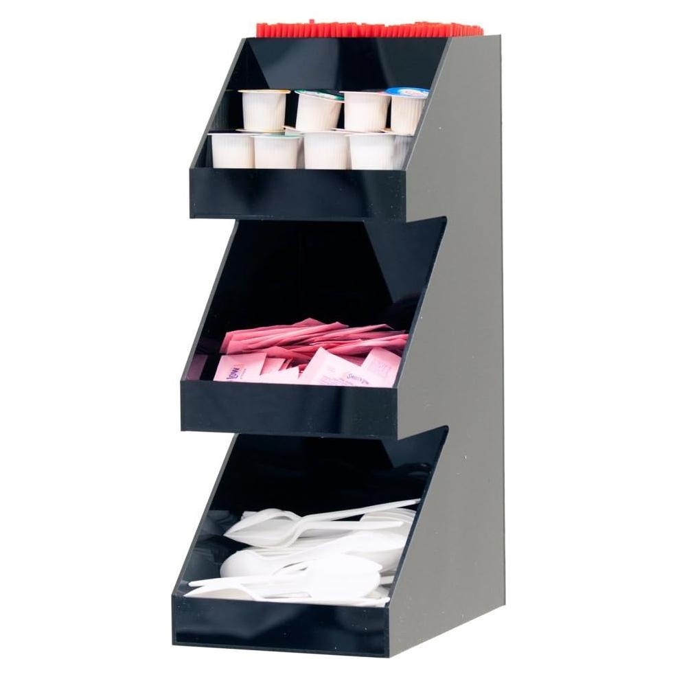 Organizador de Utensilios Mind Reader 3 Niveles Negro 15.24x22.86x40.64cm