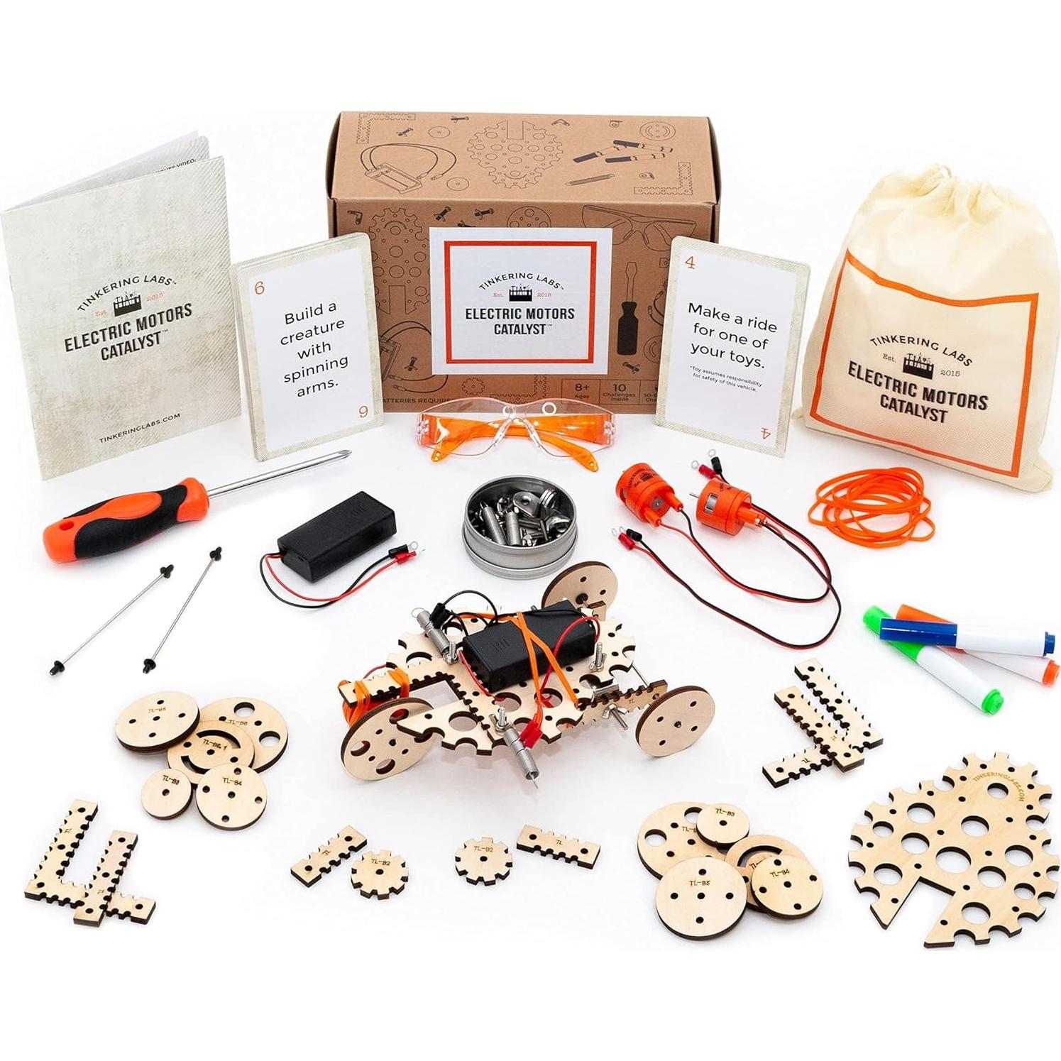 Kit de Robótica Tinkering Labs TL002 | 50 Piezas | 10 Proyectos