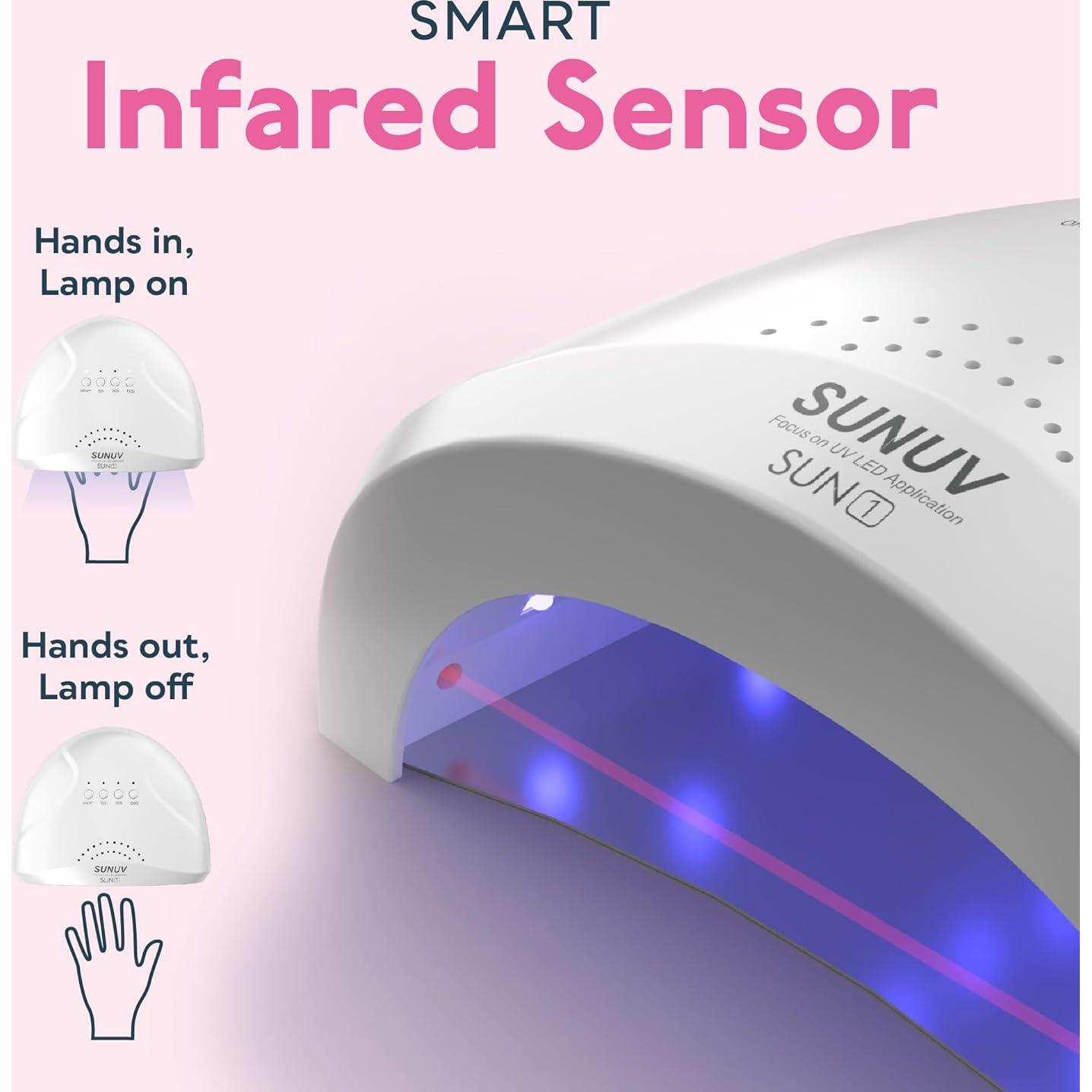 Lámpara UV LED SUNUV SUNONE 48W con 3 Temporizadores