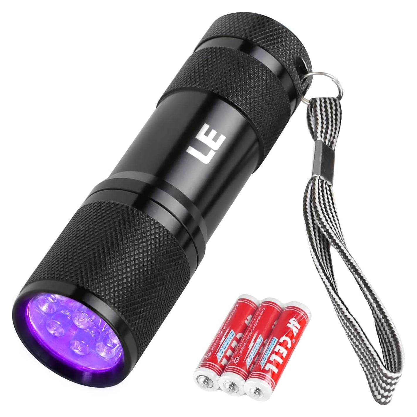 Linterna UV Lighting EVER LE-395, Compacta y Portátil